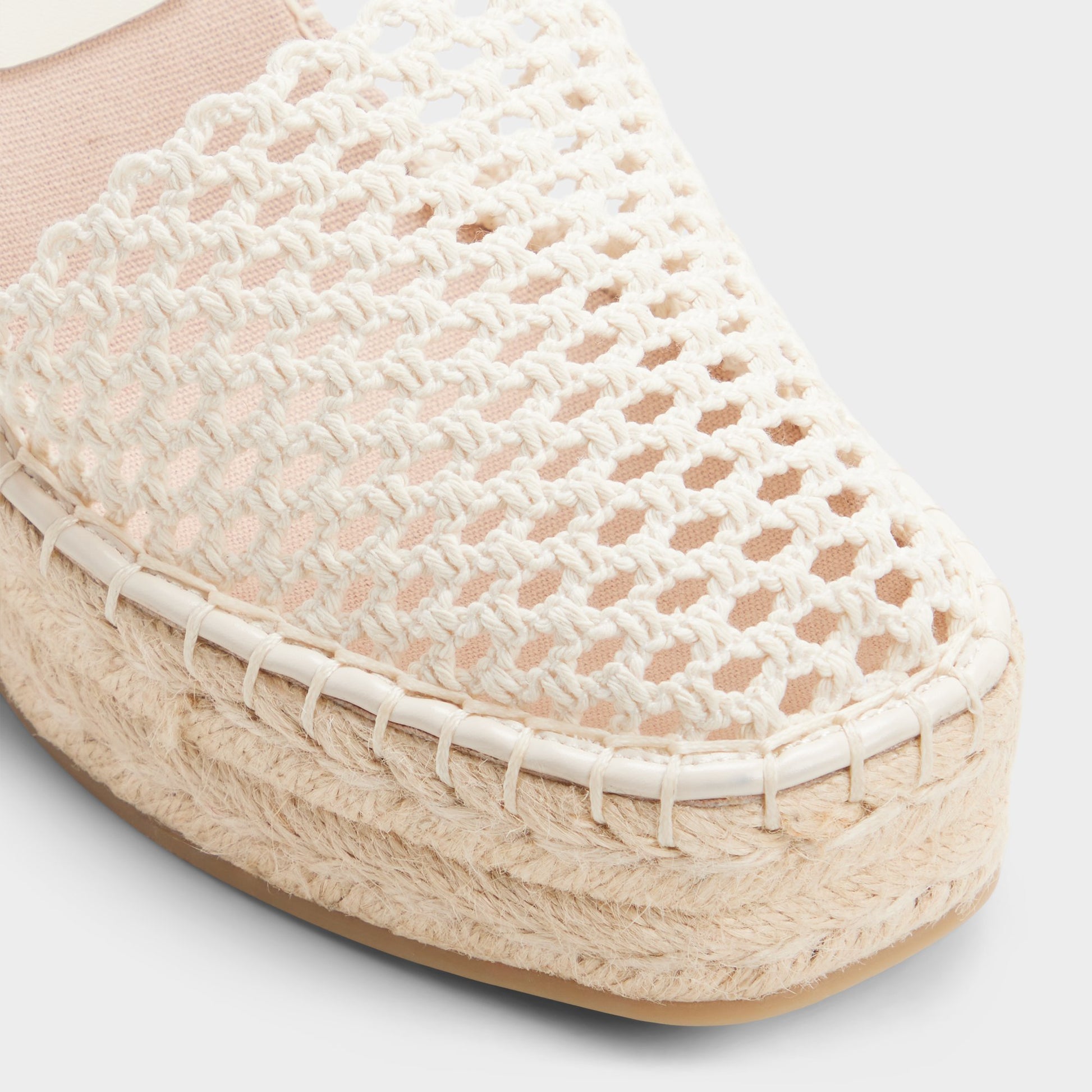 Close-up of the Natural Thaylanna Espadrille