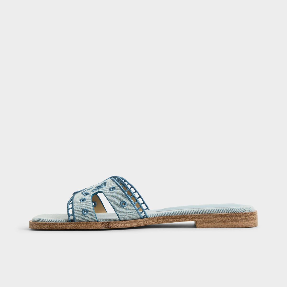 Side view of Denim Itsandal