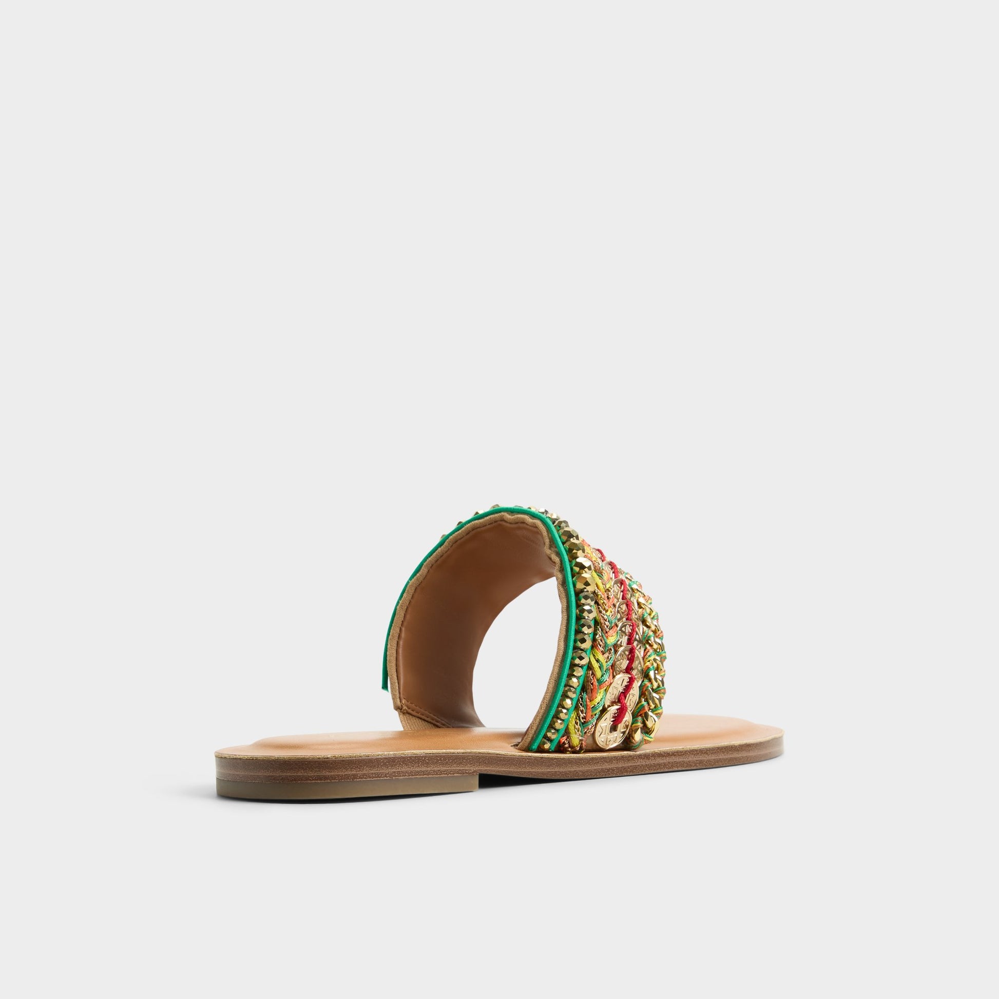 Three-quarter angle of Multicolor Beachwalk Slide sandal's back side