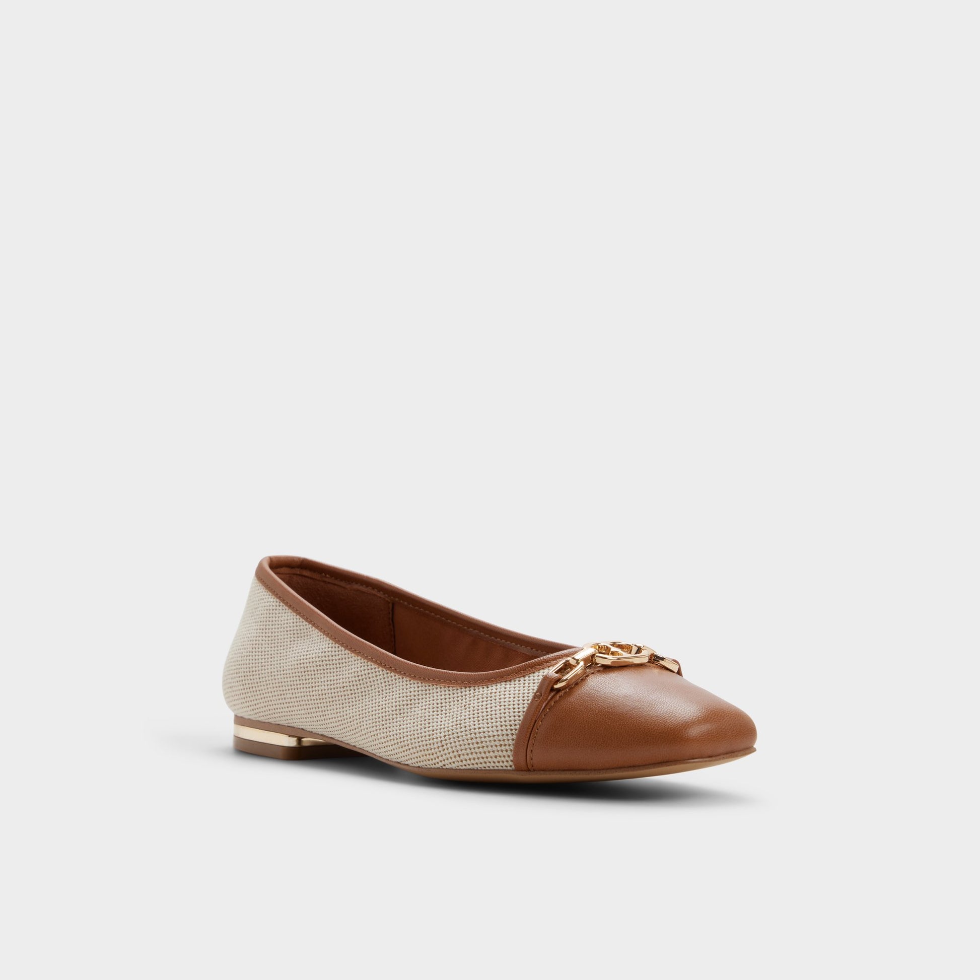 Three-quarter angle of Natural Krishelle Ballerina's front side