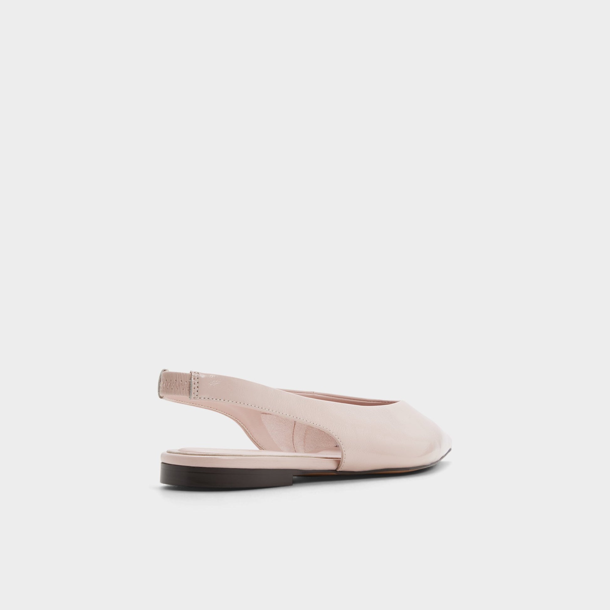 Three-quarter angle of Other pink Deniven Slingback ballerina's back side