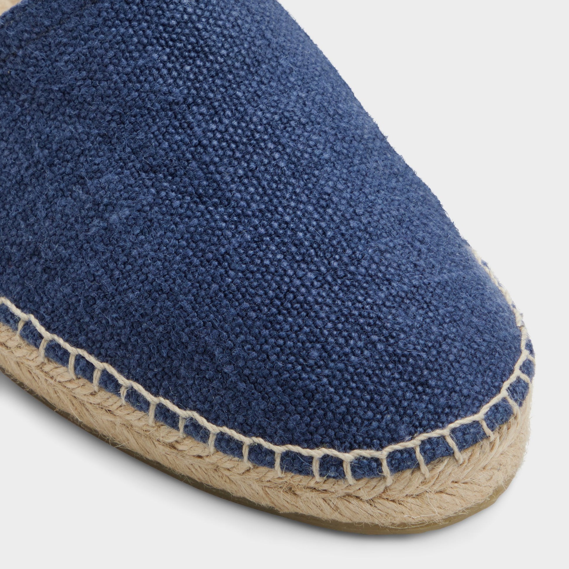 Close-up of the Navy Toscano Espadrille