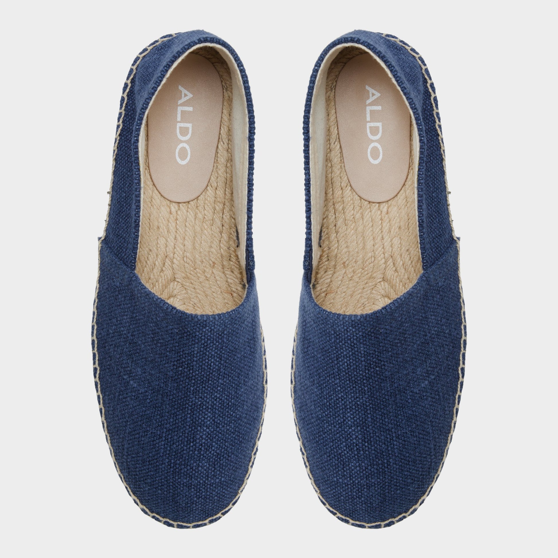 Top-down view of the Navy Toscano Espadrille