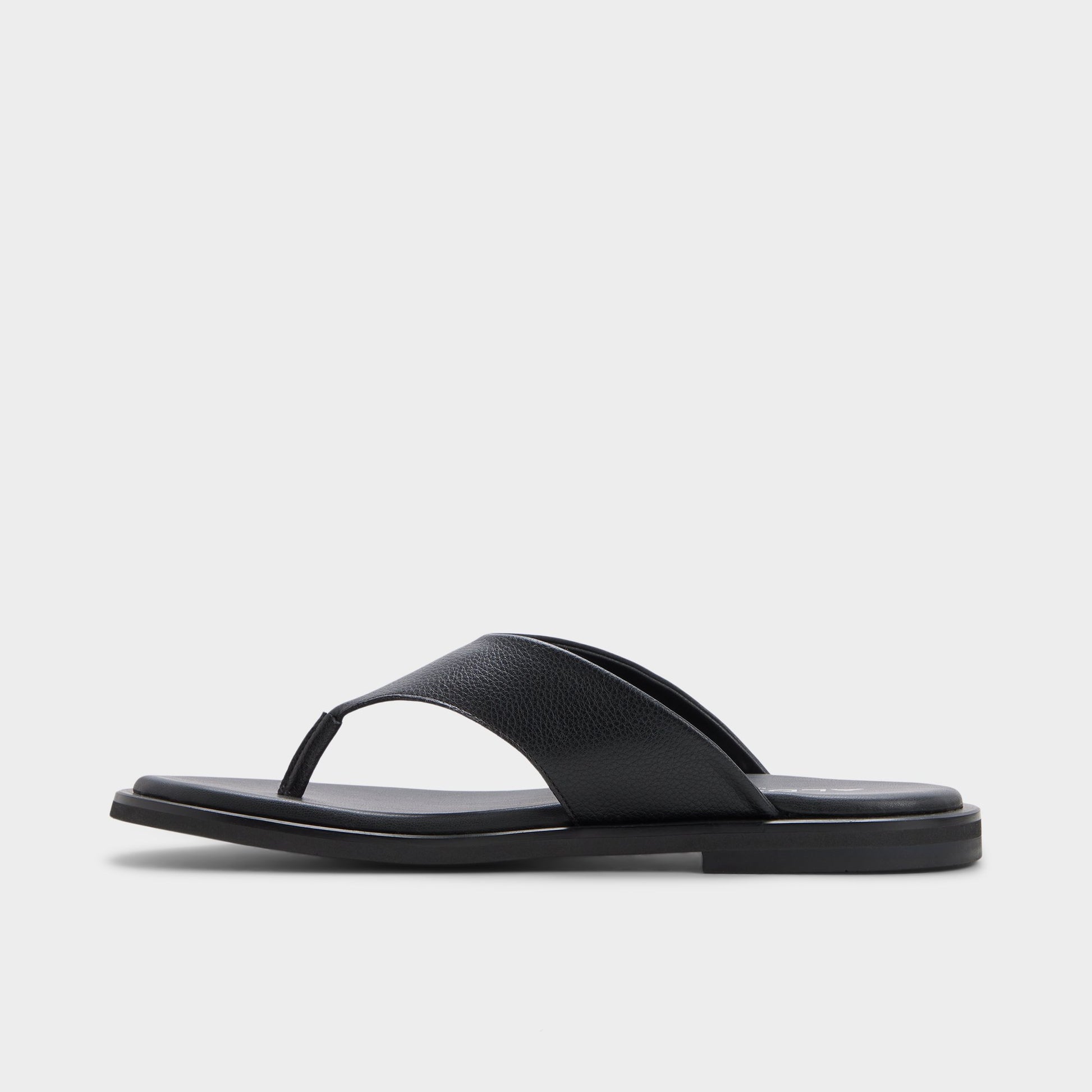 Side view of Black Smolder Flip flop