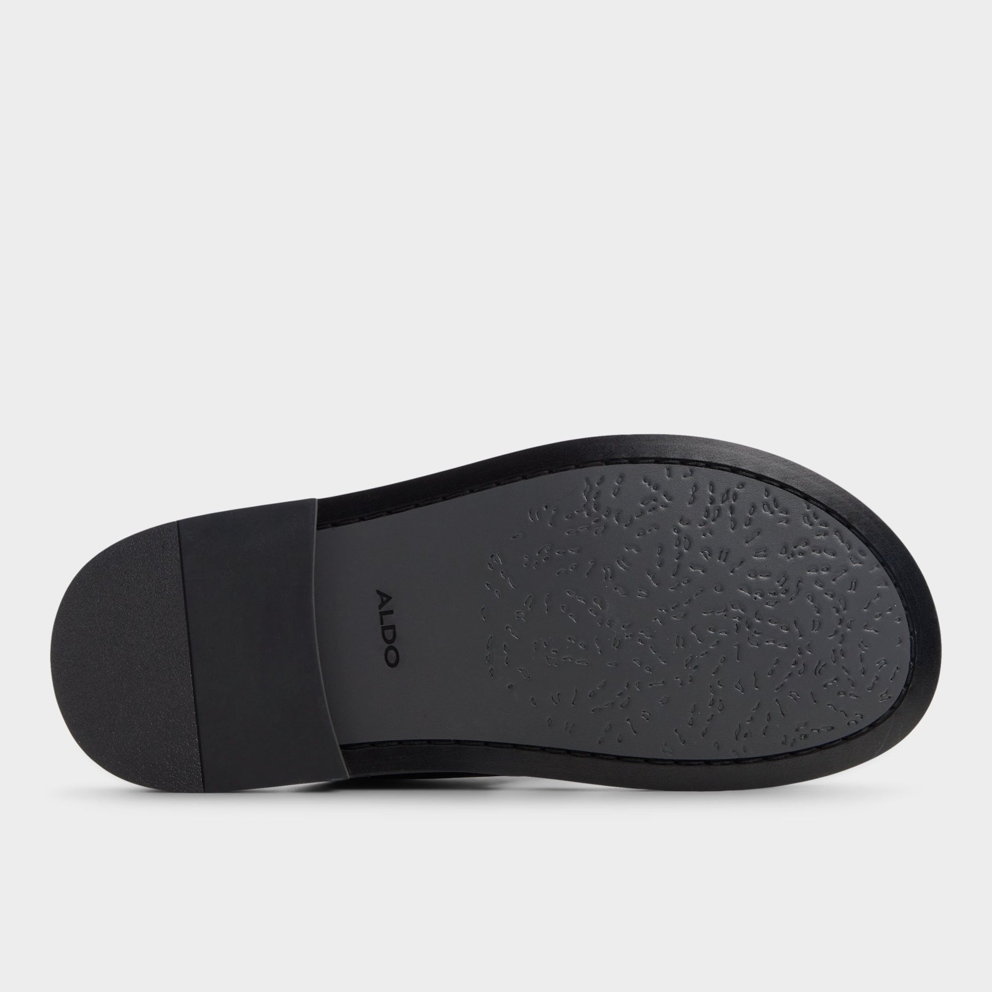 View of Black Smolder Flip flop's sole