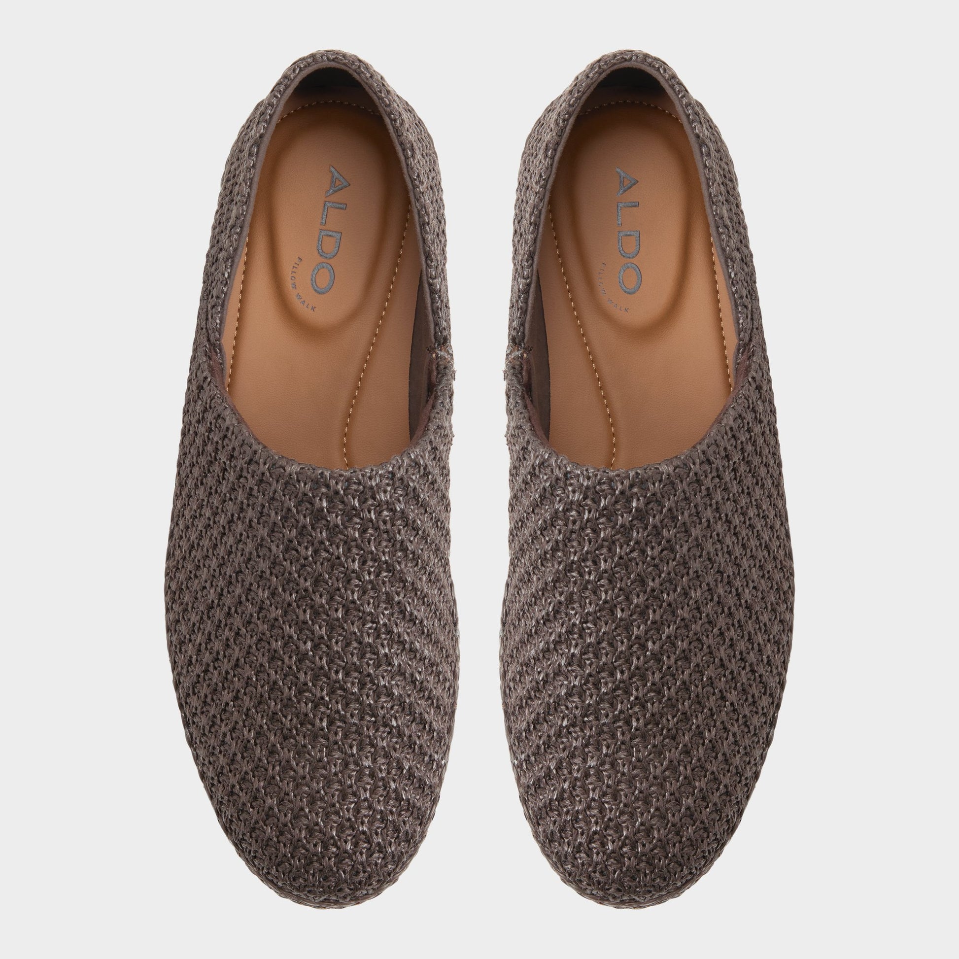 Top-down view of the Dark brown Blazing Slip-on