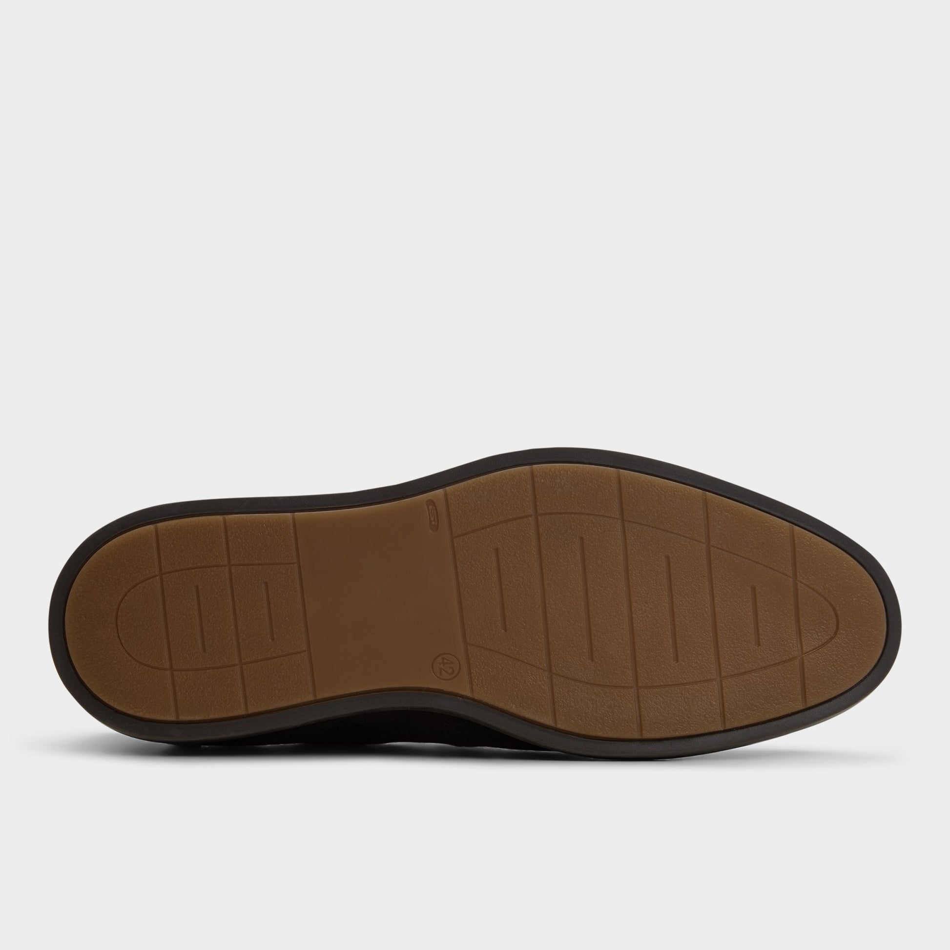 View of Brown Stark Slip-on's sole
