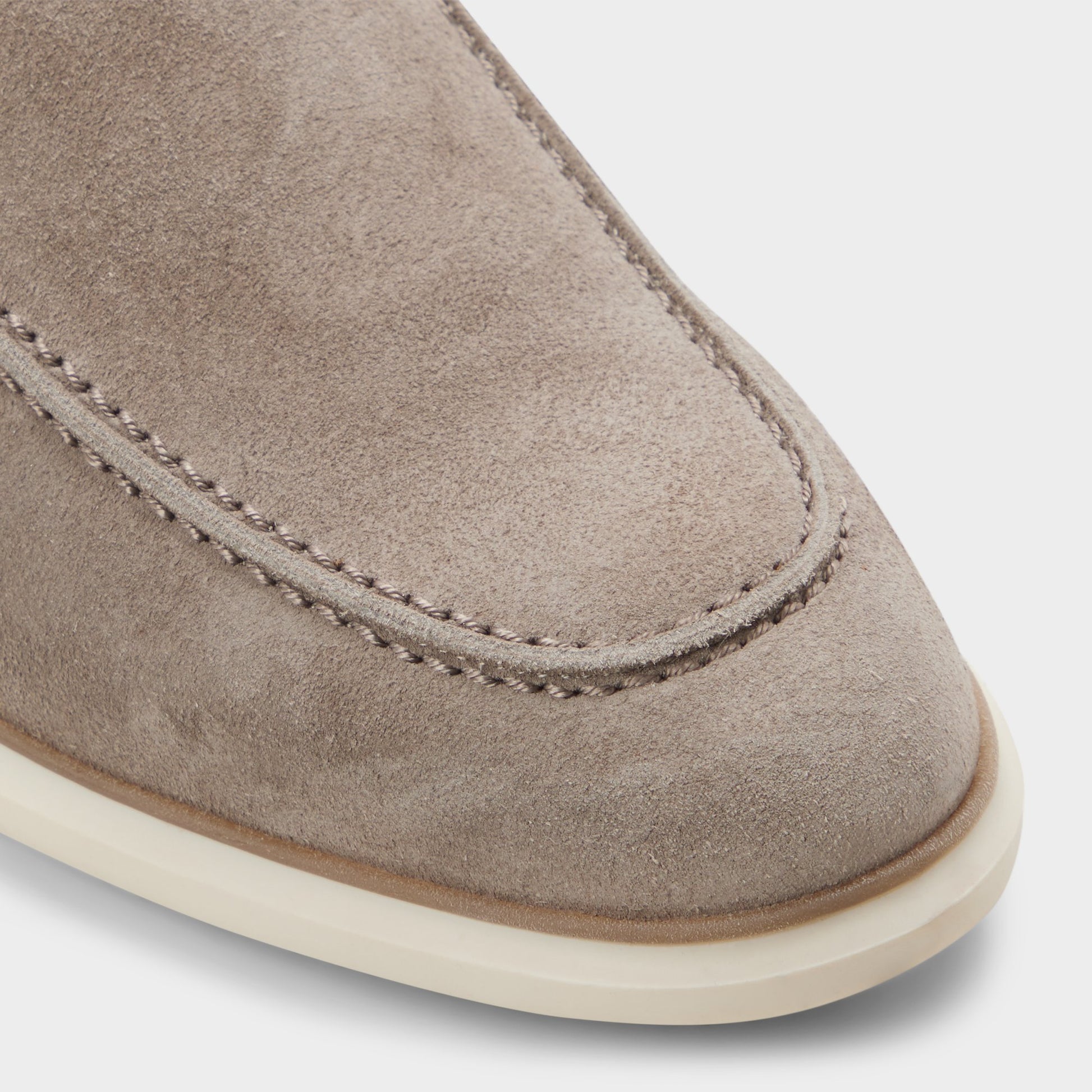 Close-up of the Taupe Stark Slip-on