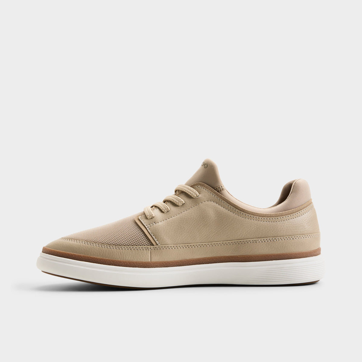 Side view of Beige Kurtis Low top sneaker