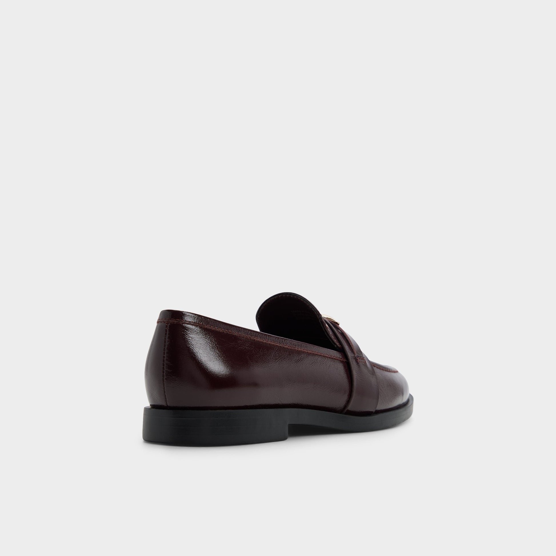 Three-quarter angle of Bordo Ellya Loafer's back side