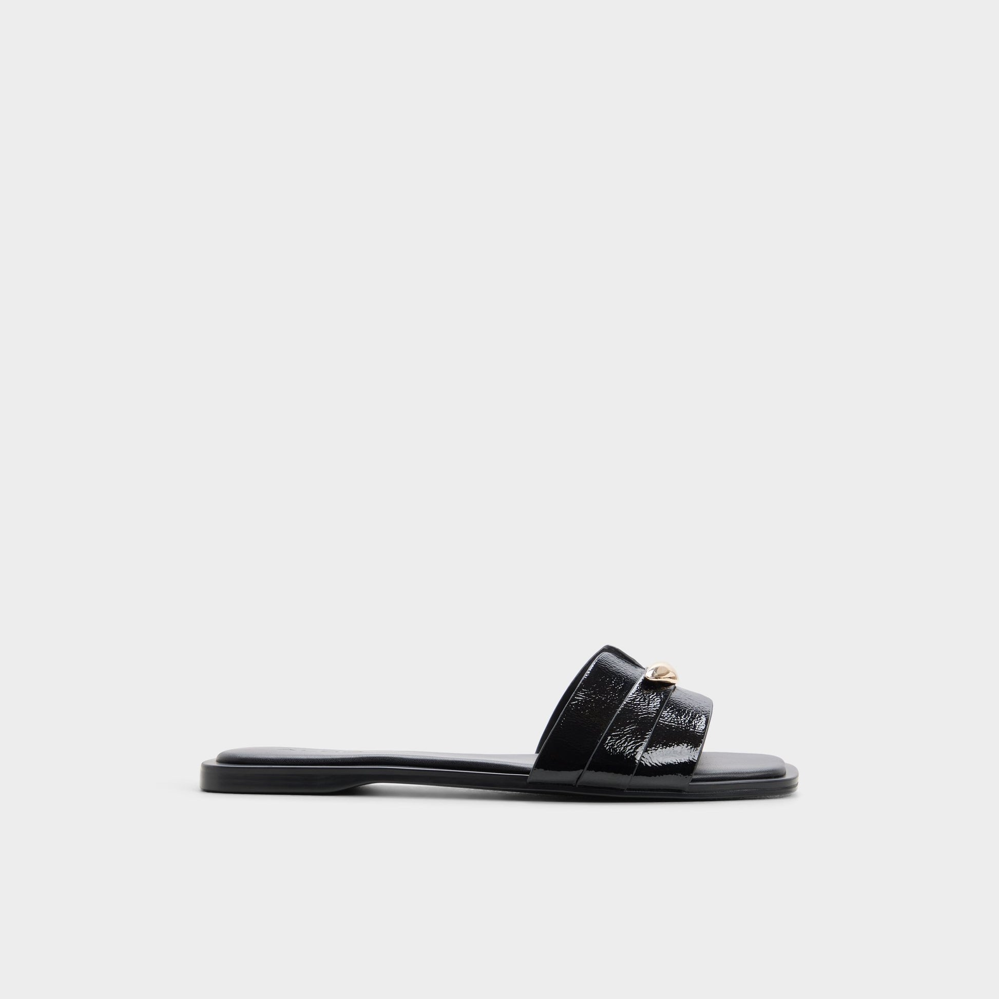 Main View of Black Briela Slide sandal for Womens