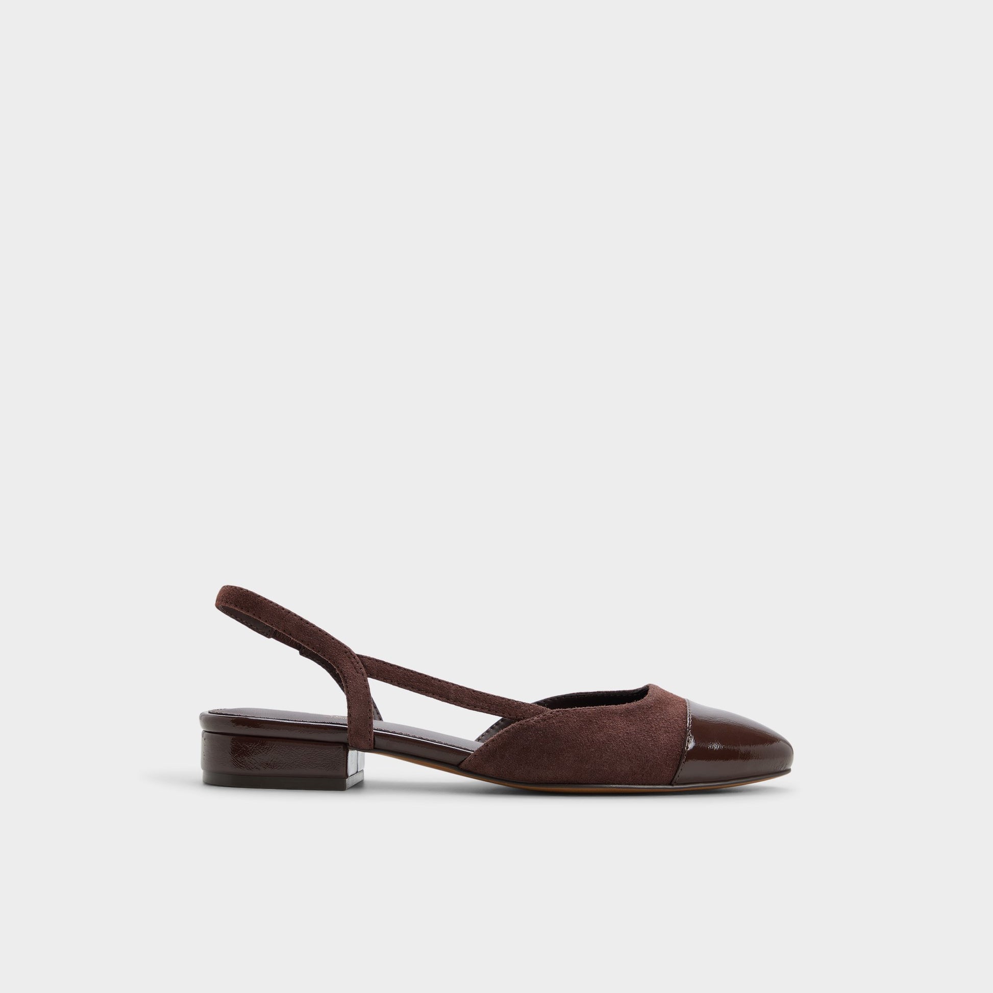 Main View of Dark brown Clementinne Sling back high heel for Womens