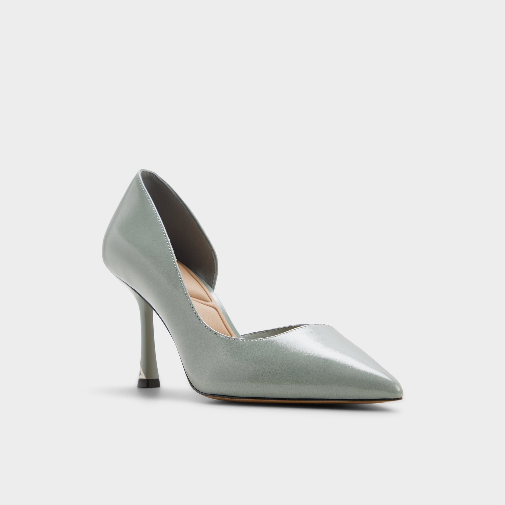 Three-quarter angle of Light blue Livianna 's front side