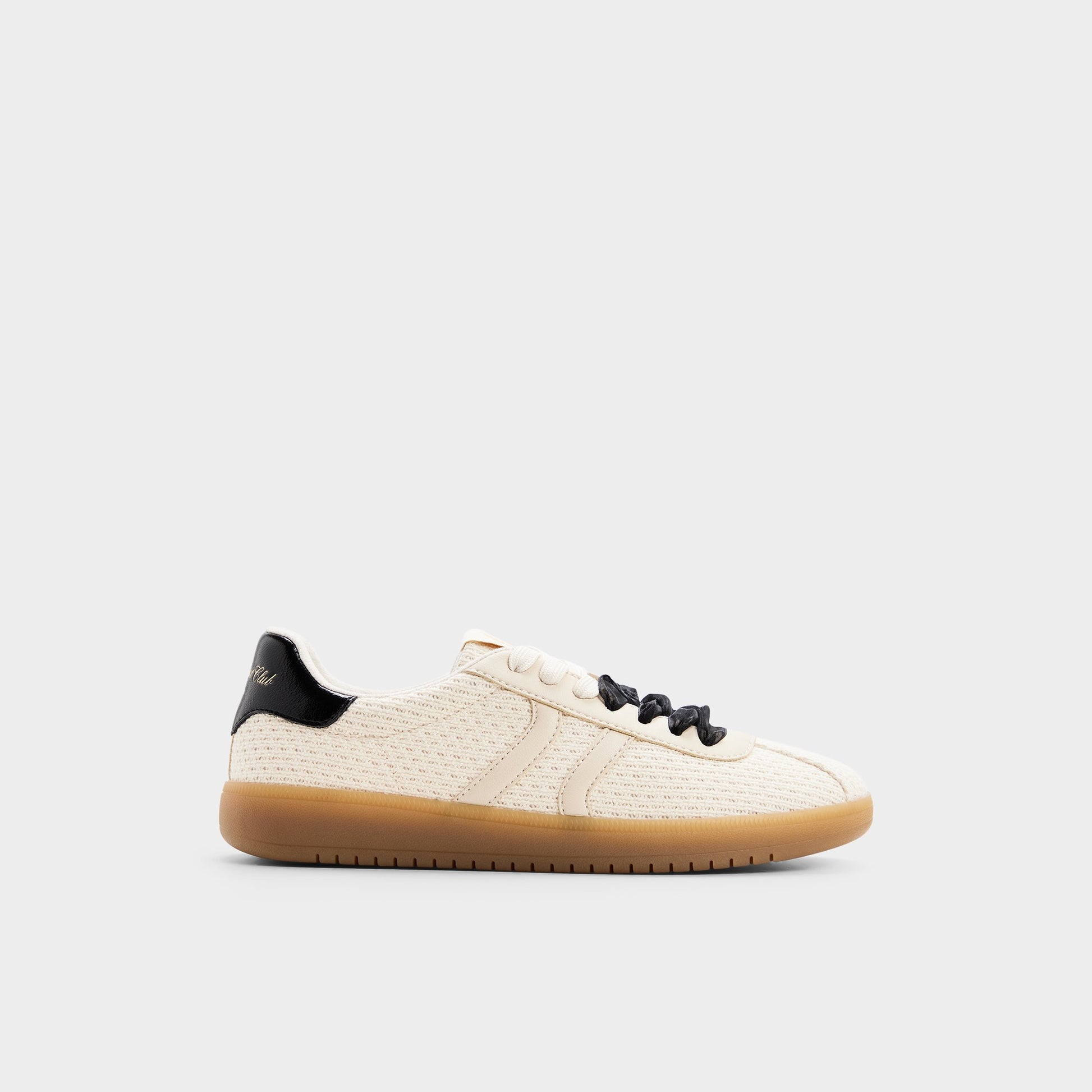 Main View of Cream/blk Chicsneaker Sneaker for Womens