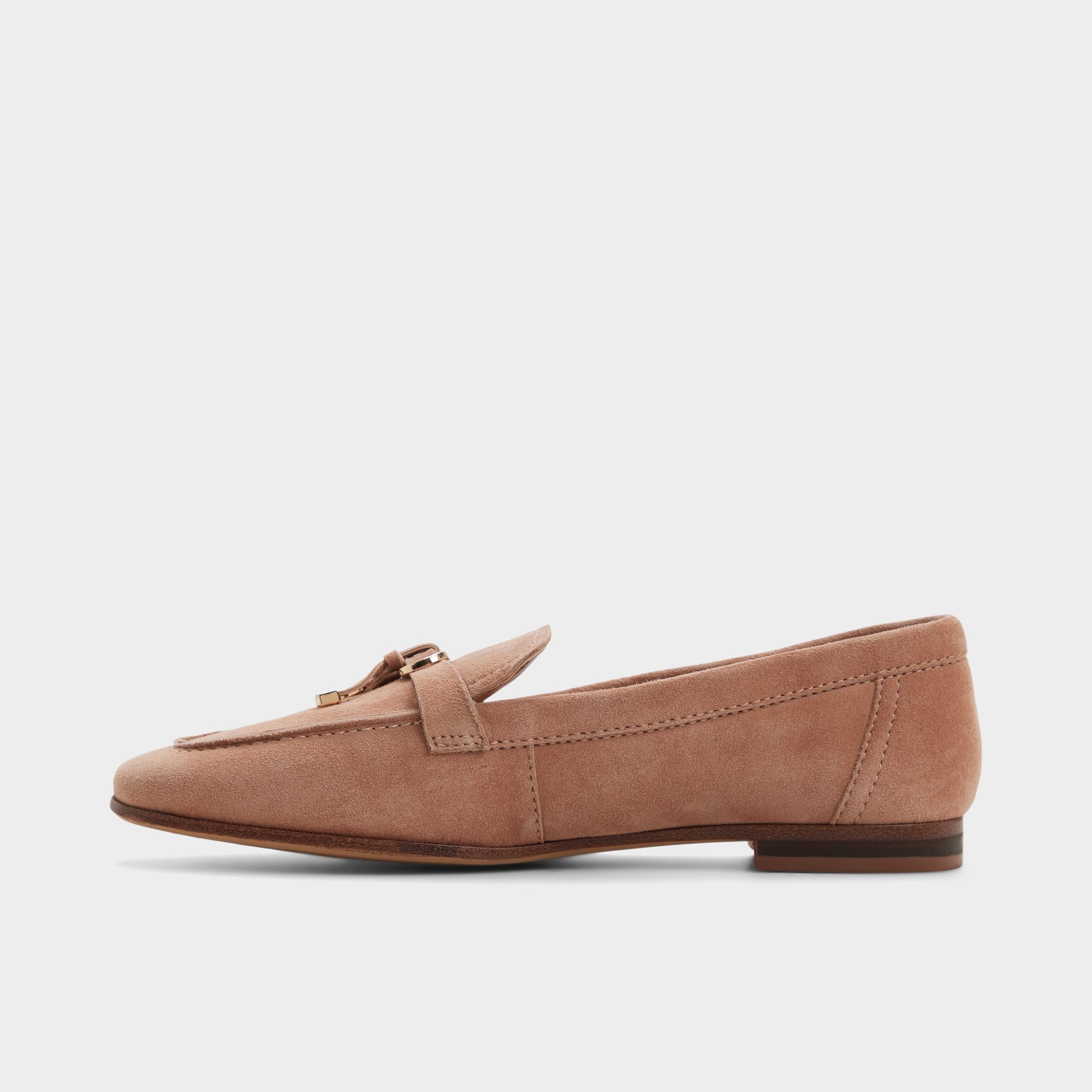Side view of Light brown Ybilide Loafer