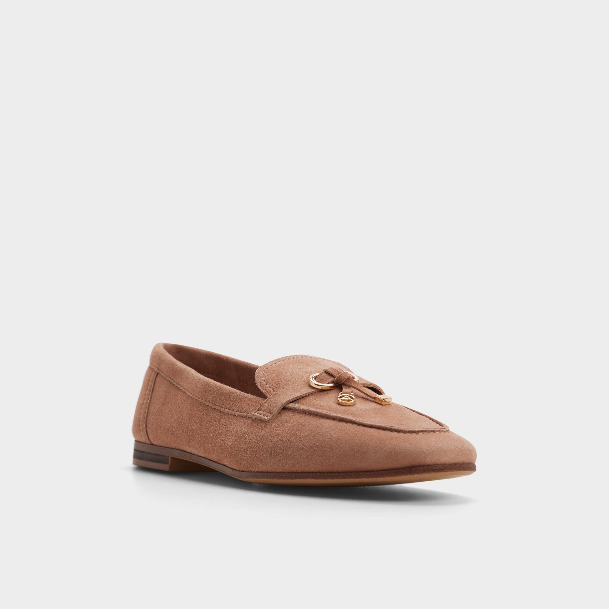 Three-quarter angle of Light brown Ybilide Loafer's front side