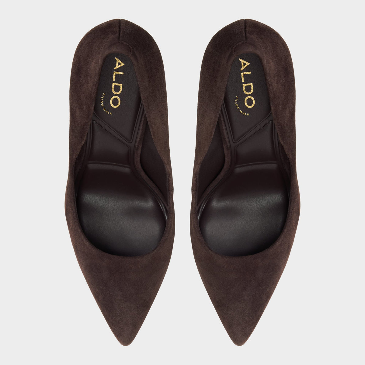Top-down view of the Dark choco Stessy2.0-xt Pump
