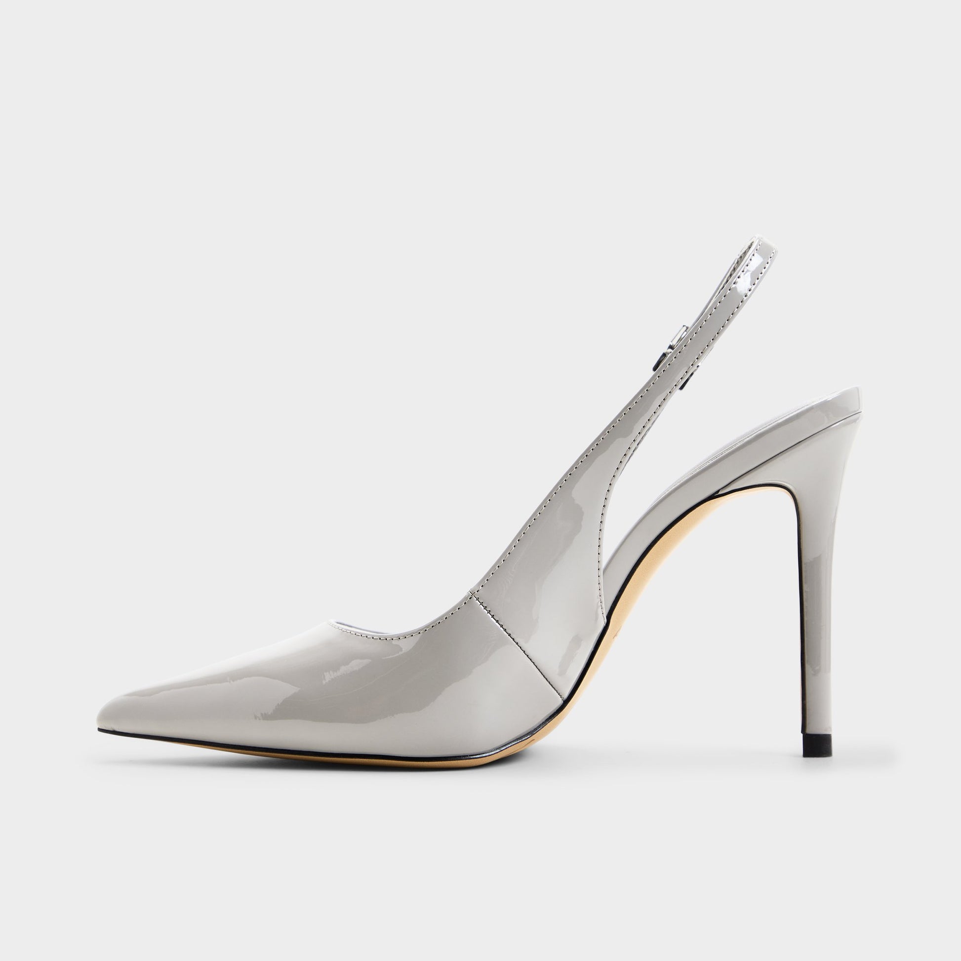 Vue latérale de Gris clair Stessysling2.0 Talon haut à bride arrière