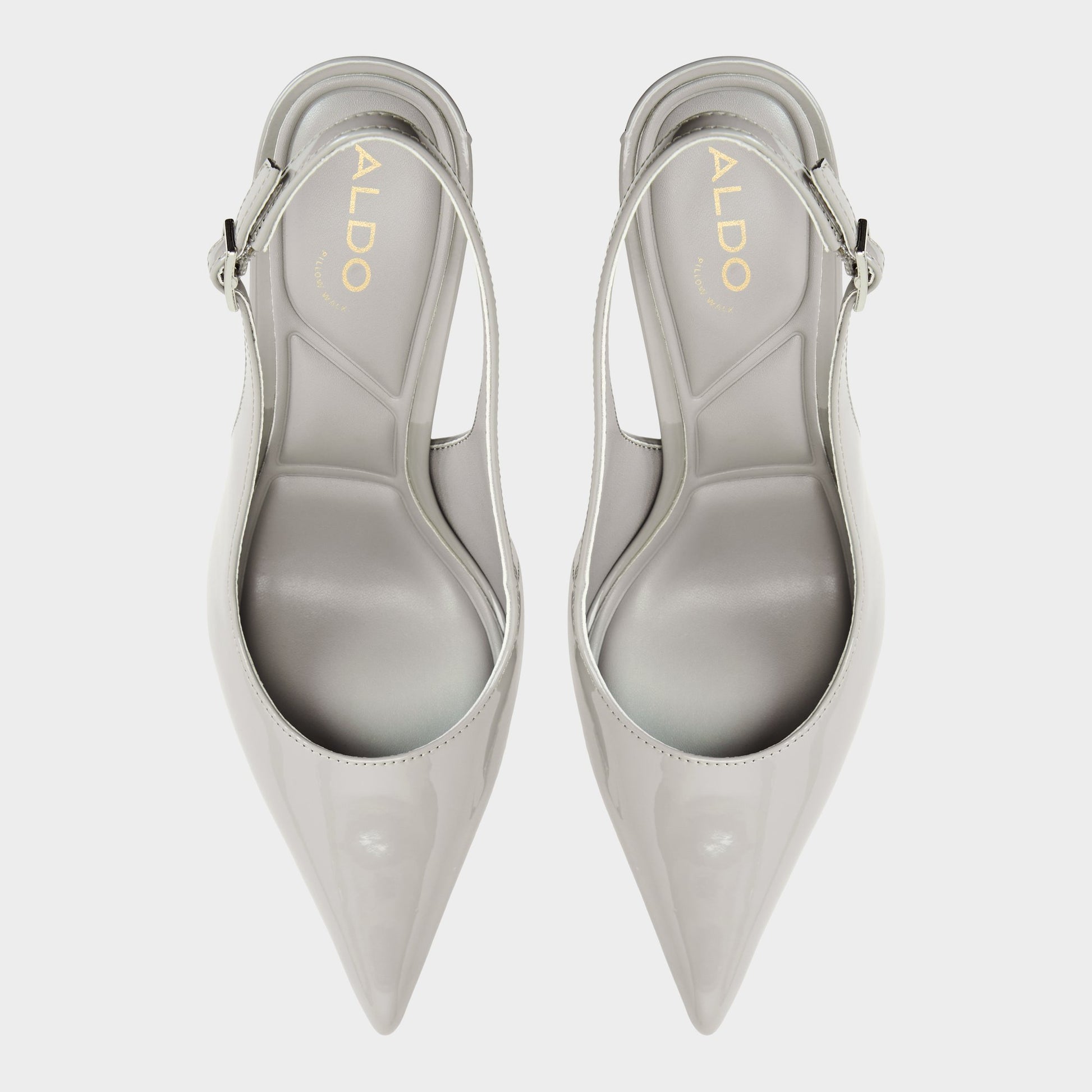 Vue de dessus de la Gris clair Stessysling2.0 Talon haut à bride arrière
