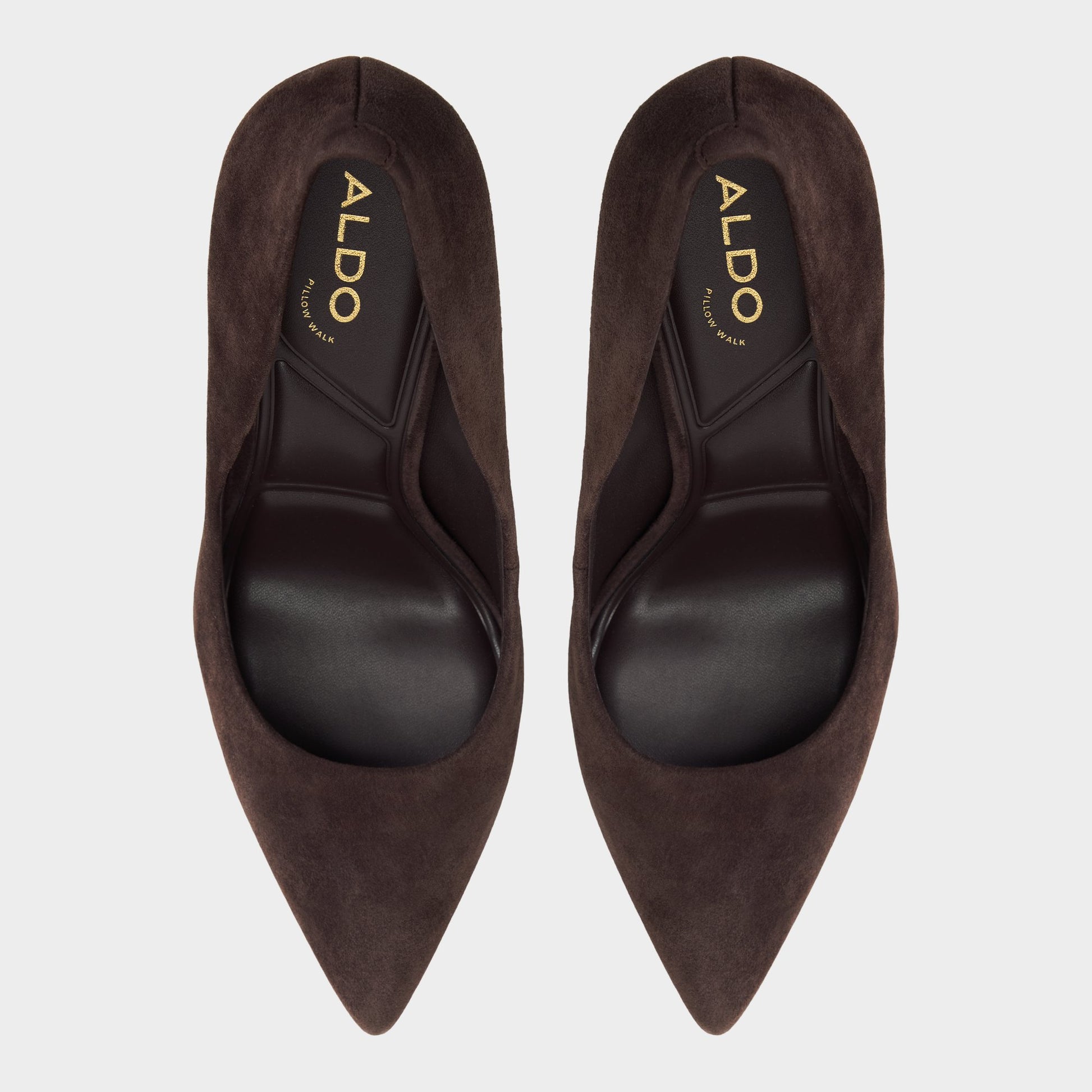 Vue de dessus de la Choco foncé Stessy2.0 Escarpin