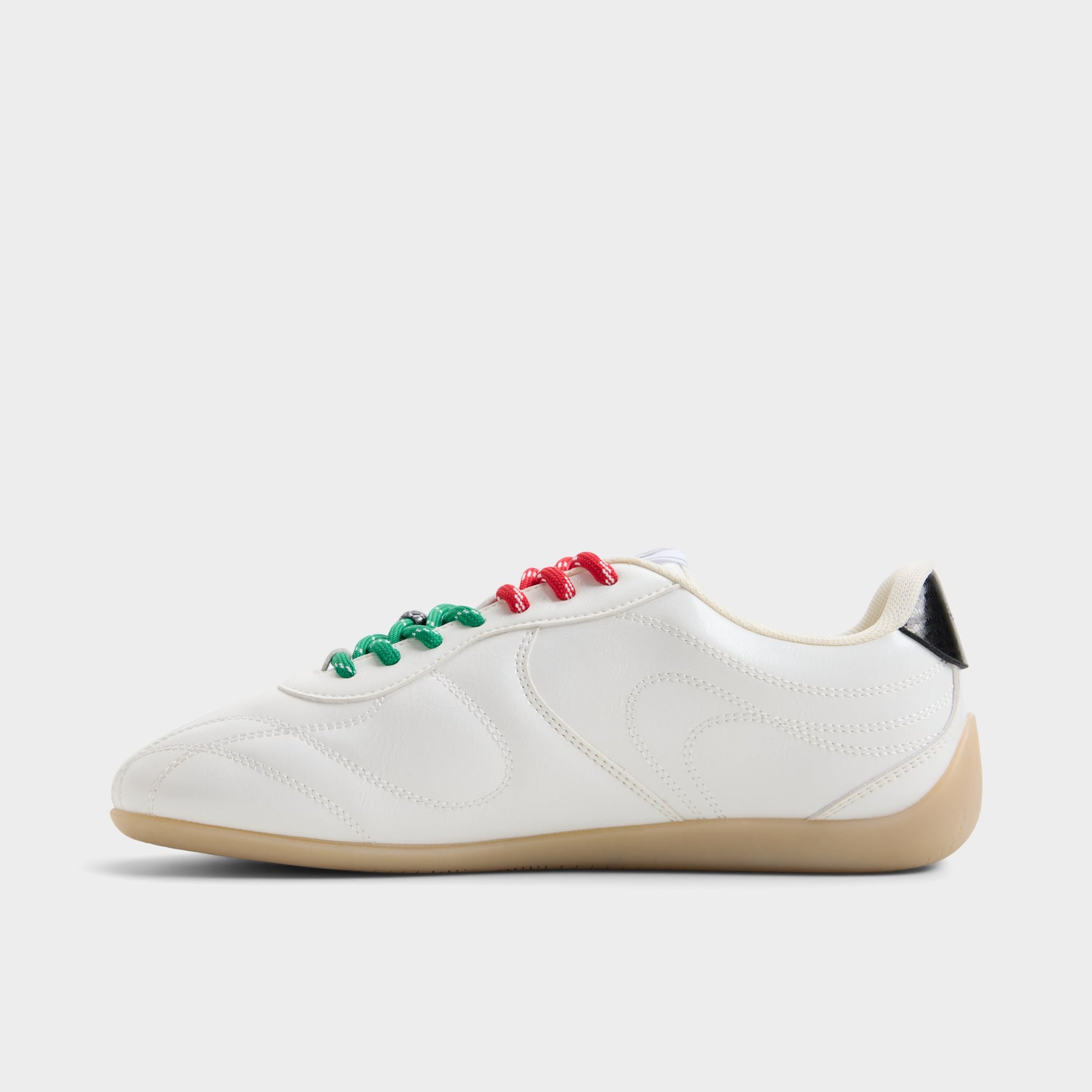 Side view of White Maximum Sneaker