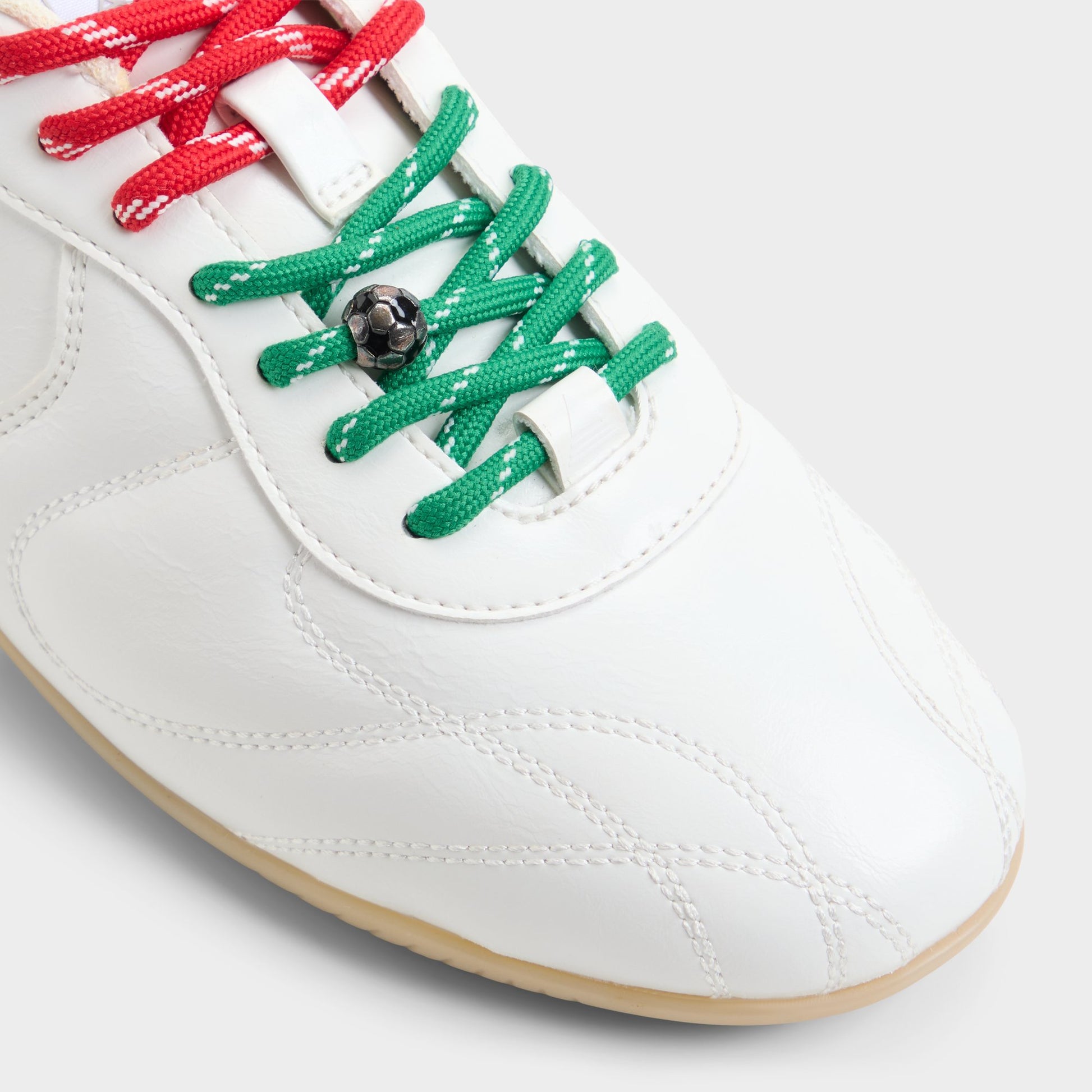 Close-up of the White Maximum Sneaker