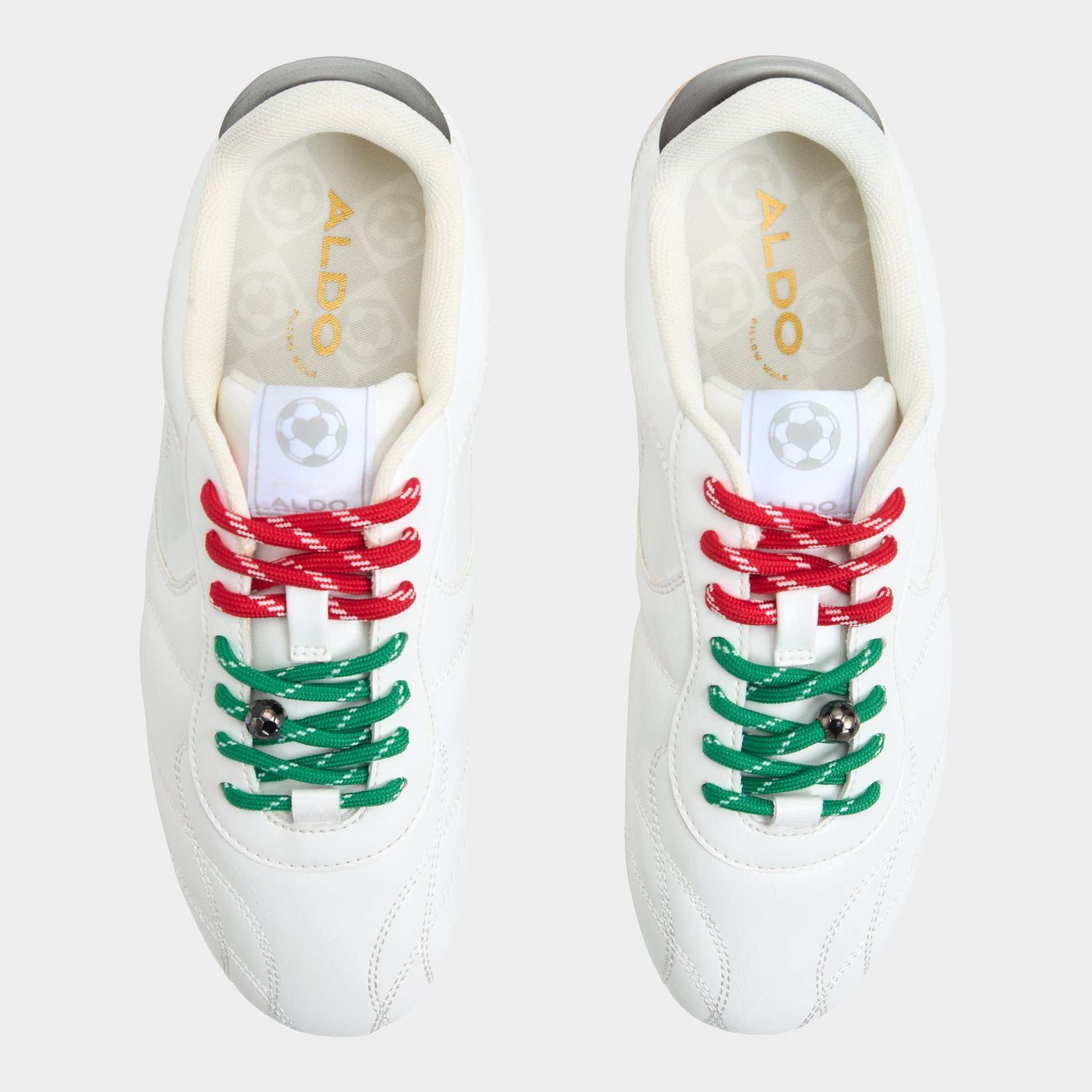 Top-down view of the White Maximum Sneaker