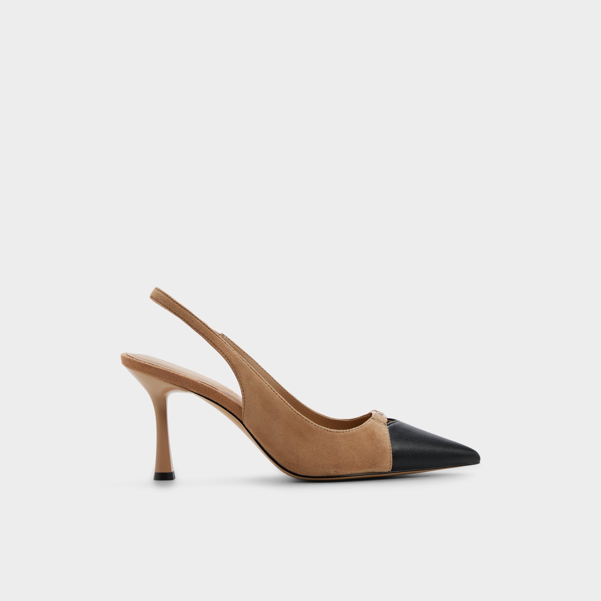 Main View of Medium brown Augustas Slingback high heel for Womens