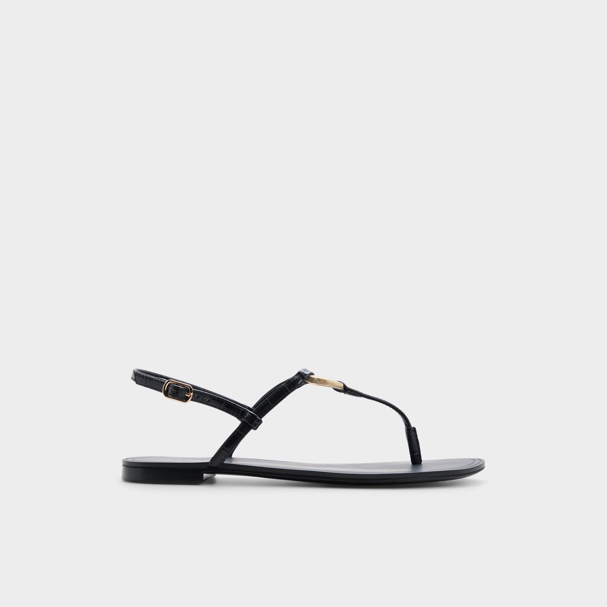 Main View of Black Alannah T-strap sandal for Womens