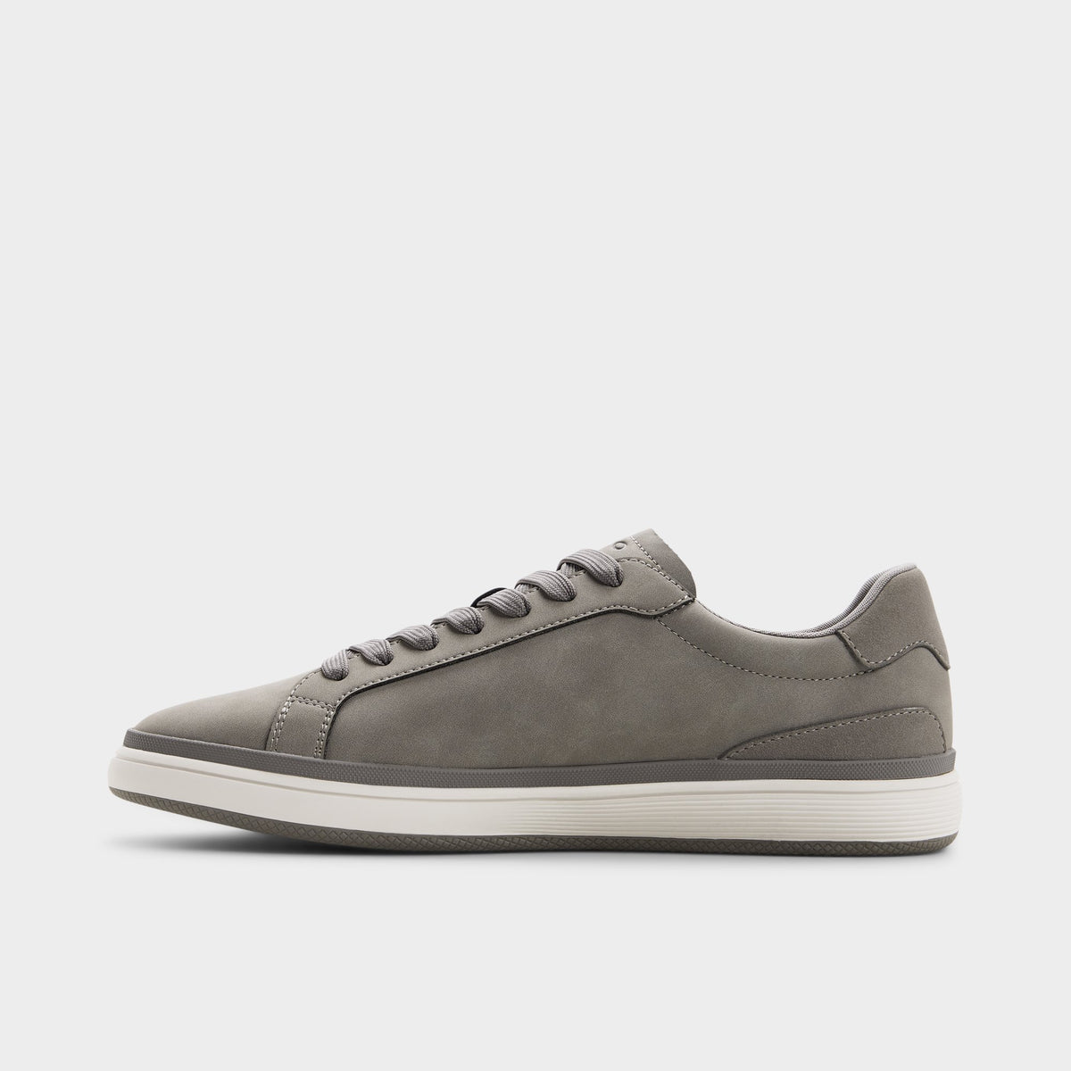 Side view of Grey Tyrell Low top sneaker