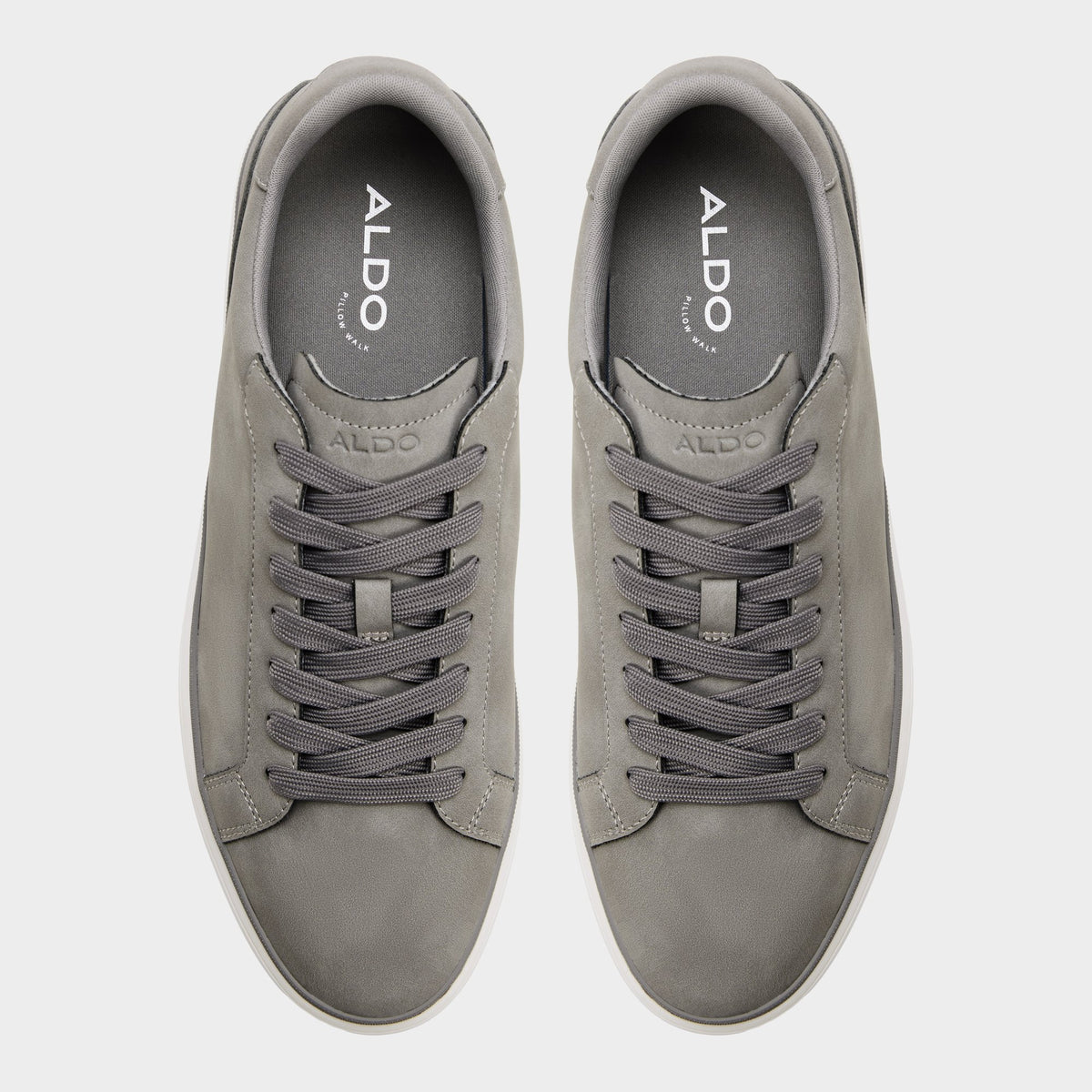 Top-down view of the Grey Tyrell Low top sneaker