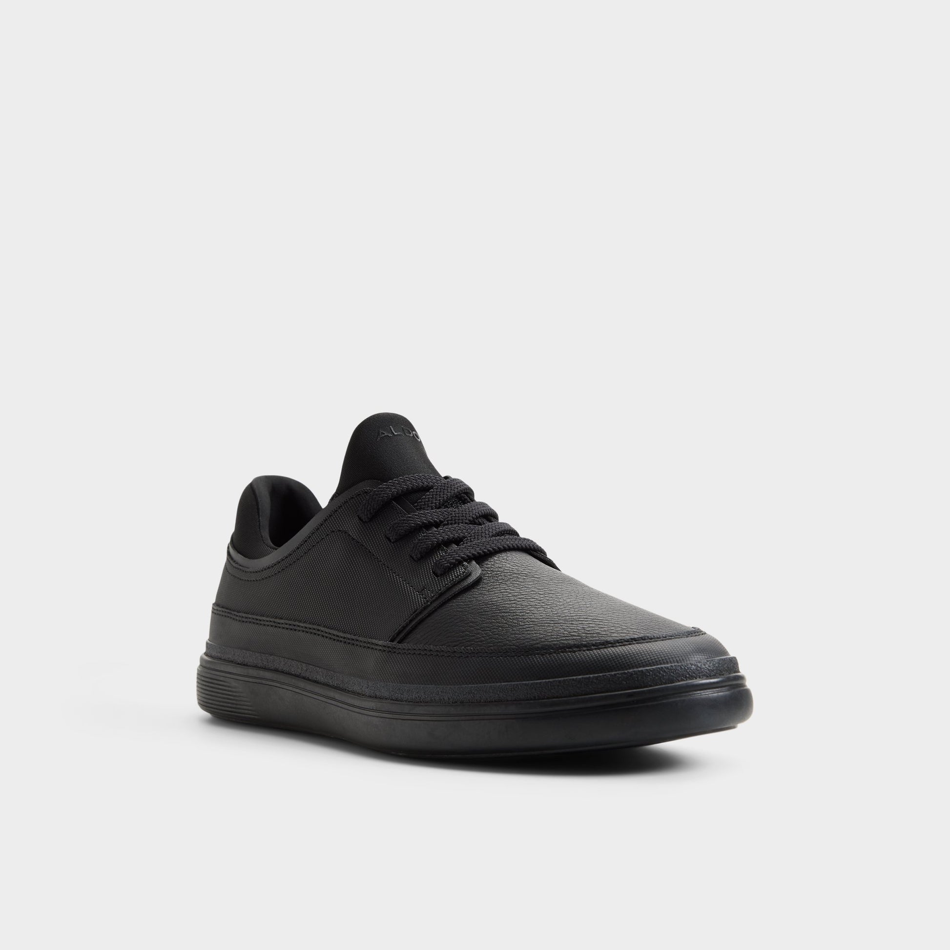 Three-quarter angle of Other black Kurtis Low top sneaker's front side
