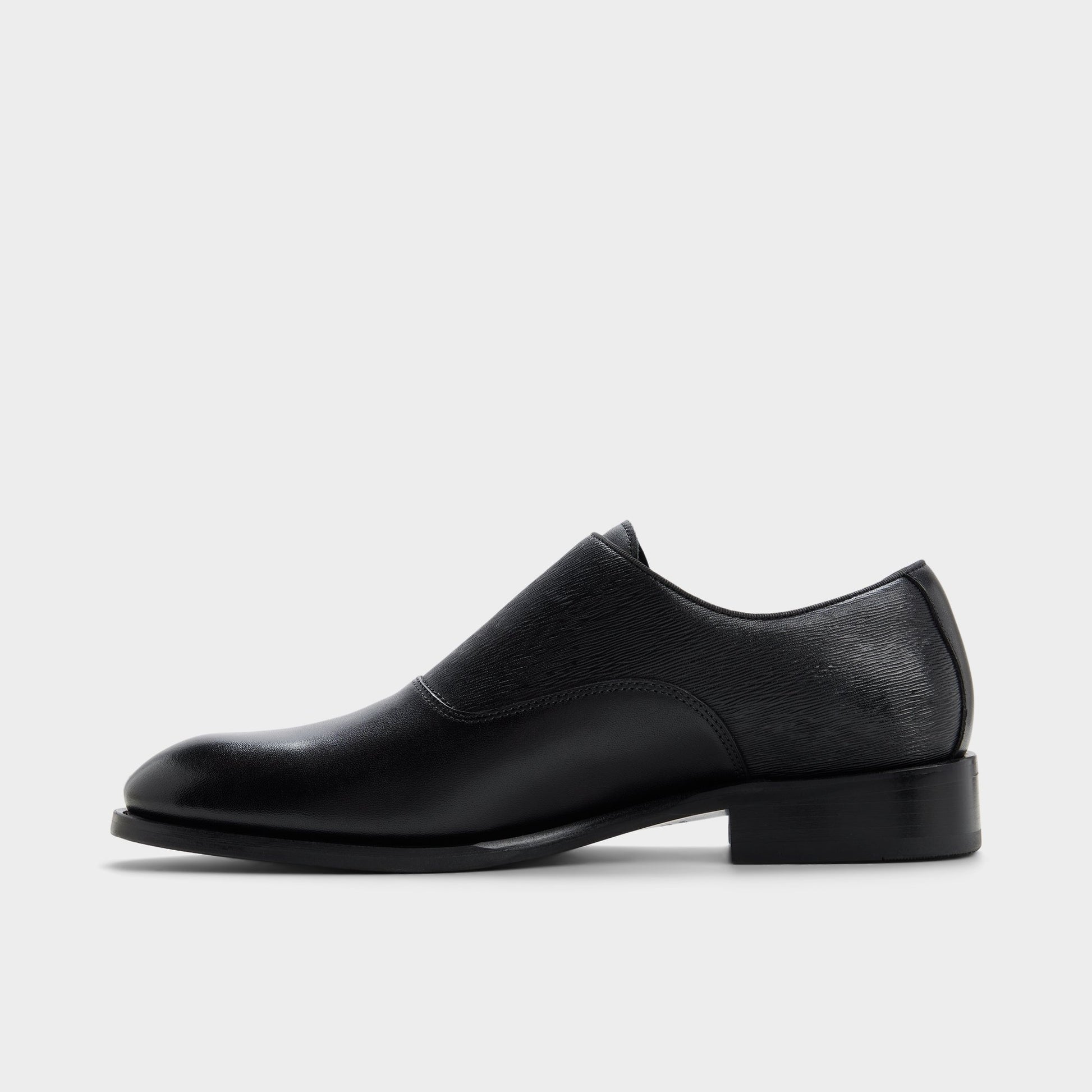 Vue latérale de Noir Bejamin Flâneur double boucle