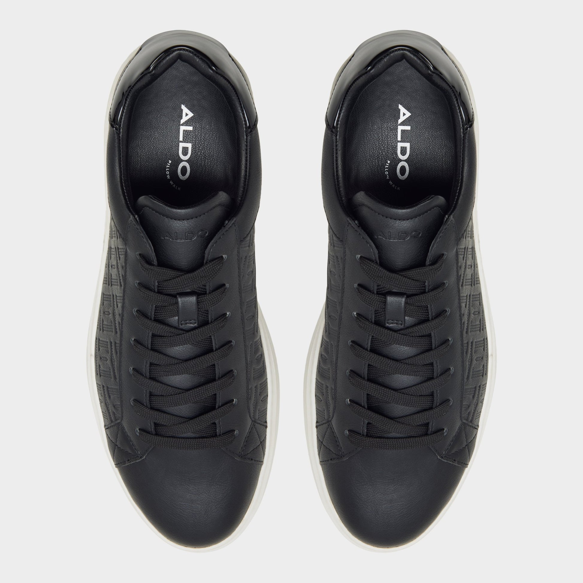 Top-down view of the Other black Toddy Oxford shoe