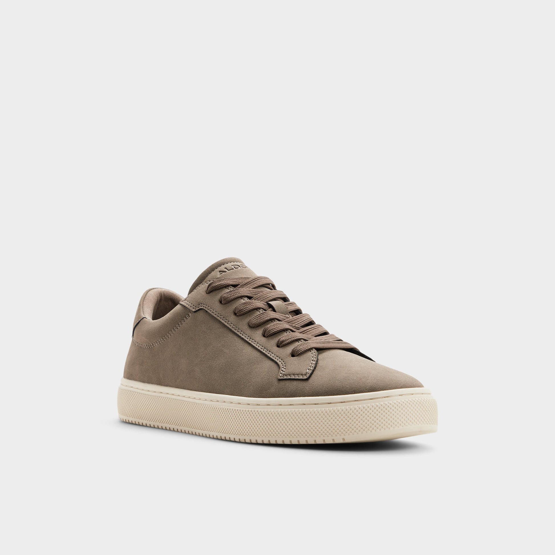 Three-quarter angle of Taupe Sebbi 's front side