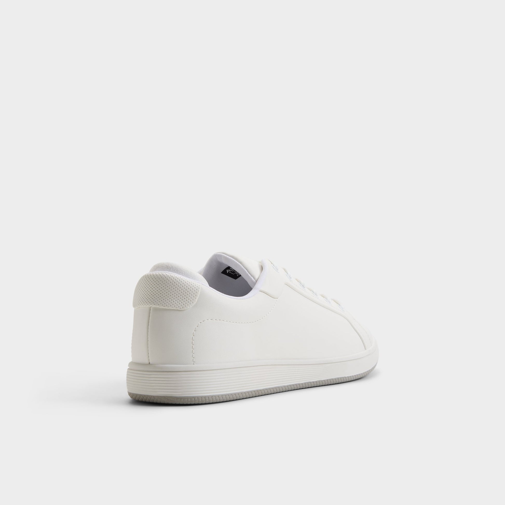 Three-quarter angle of White Kosmo Low top sneaker's back side