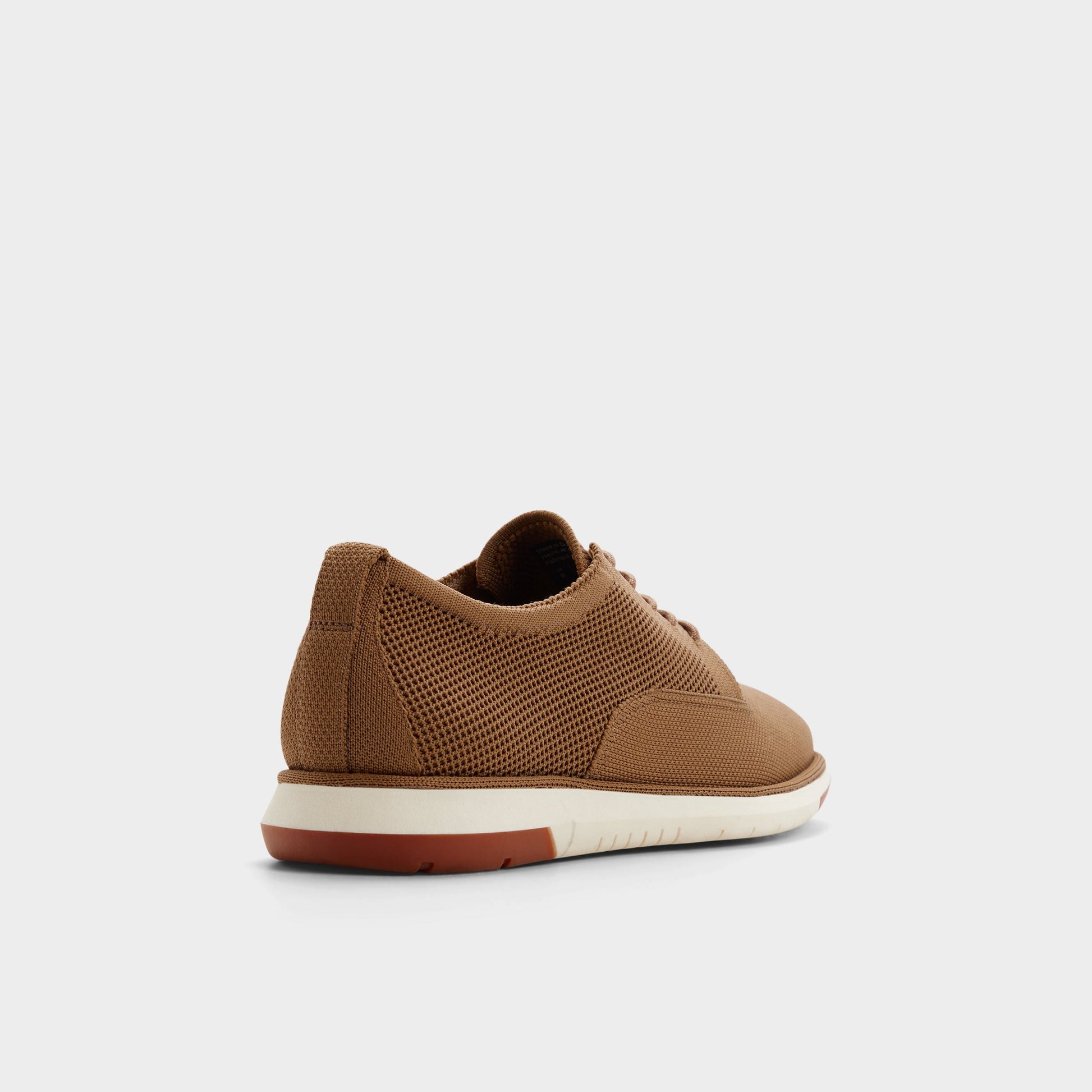 Three-quarter angle of Sand Emmitt Oxford shoe's back side
