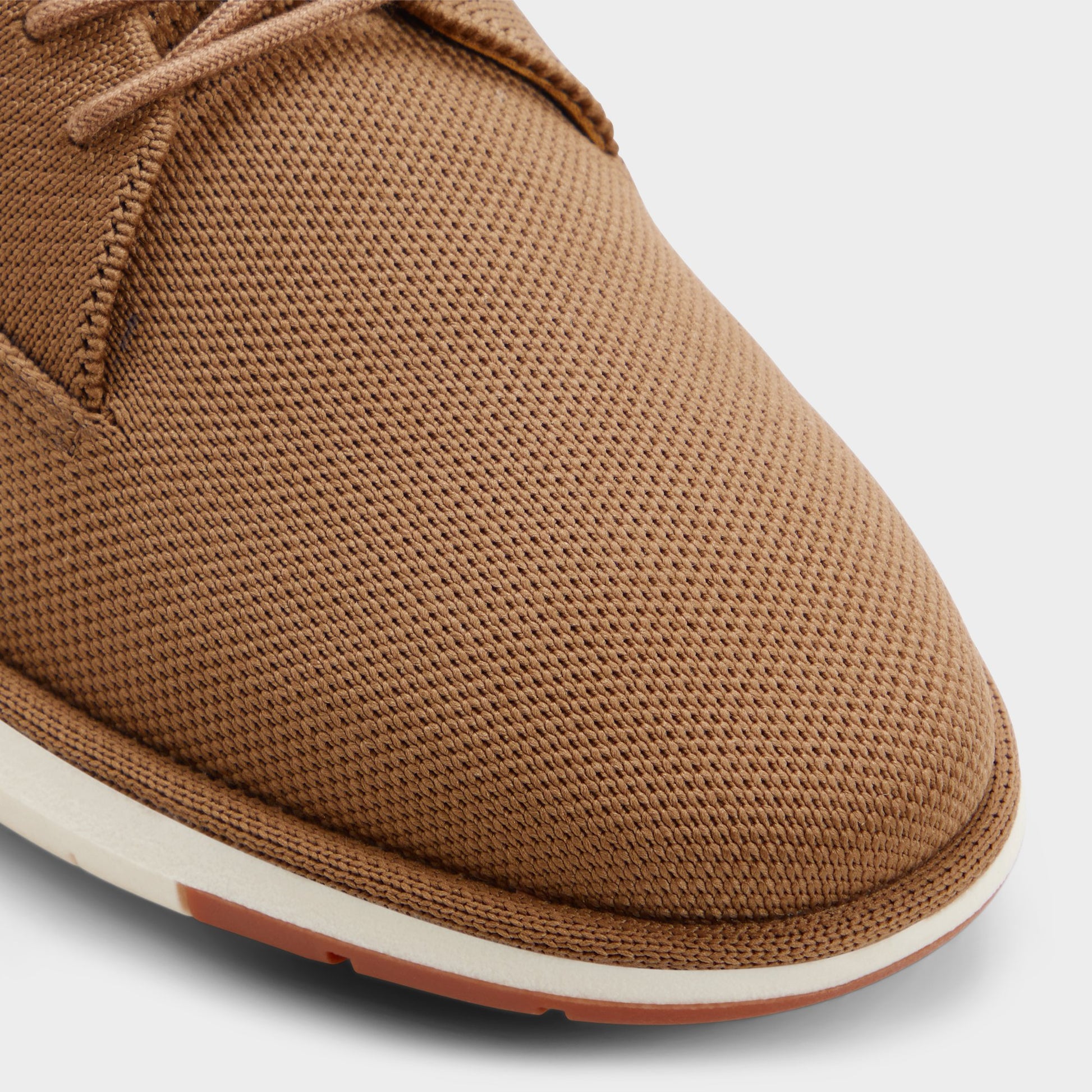 Close-up of the Sand Emmitt Oxford shoe
