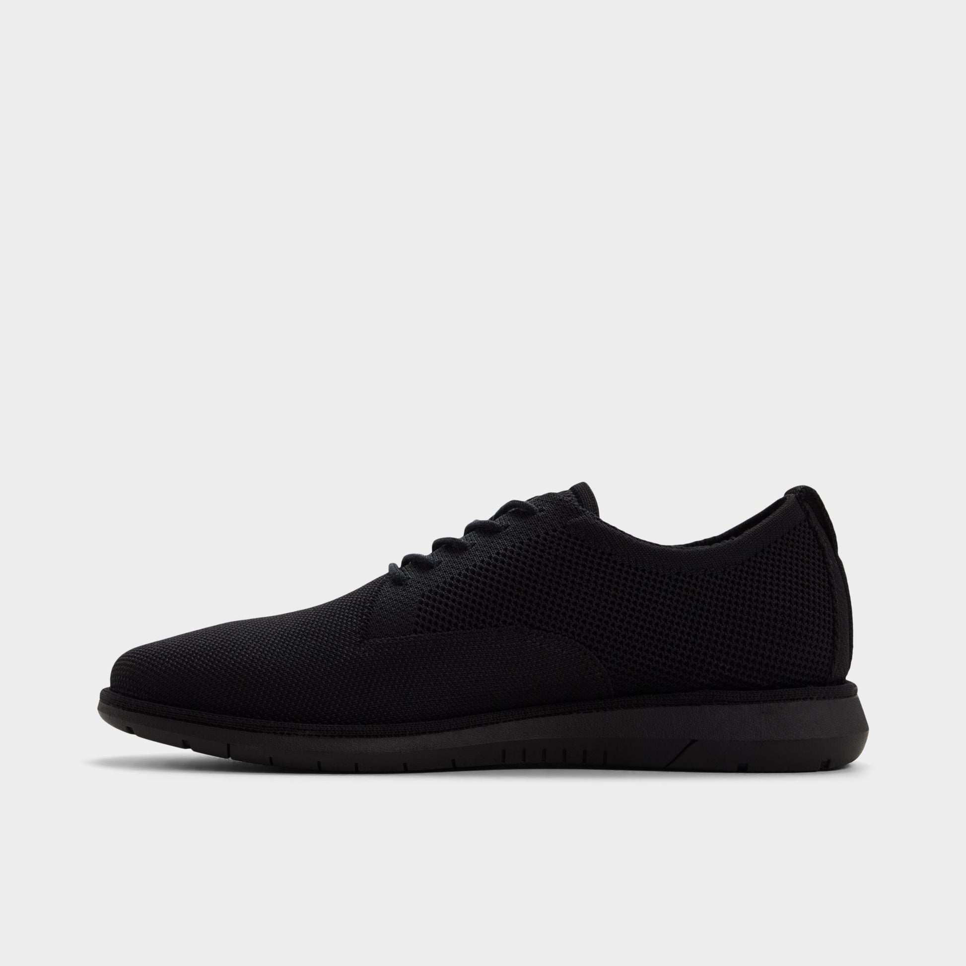 Side view of Black Emmitt Oxford shoe