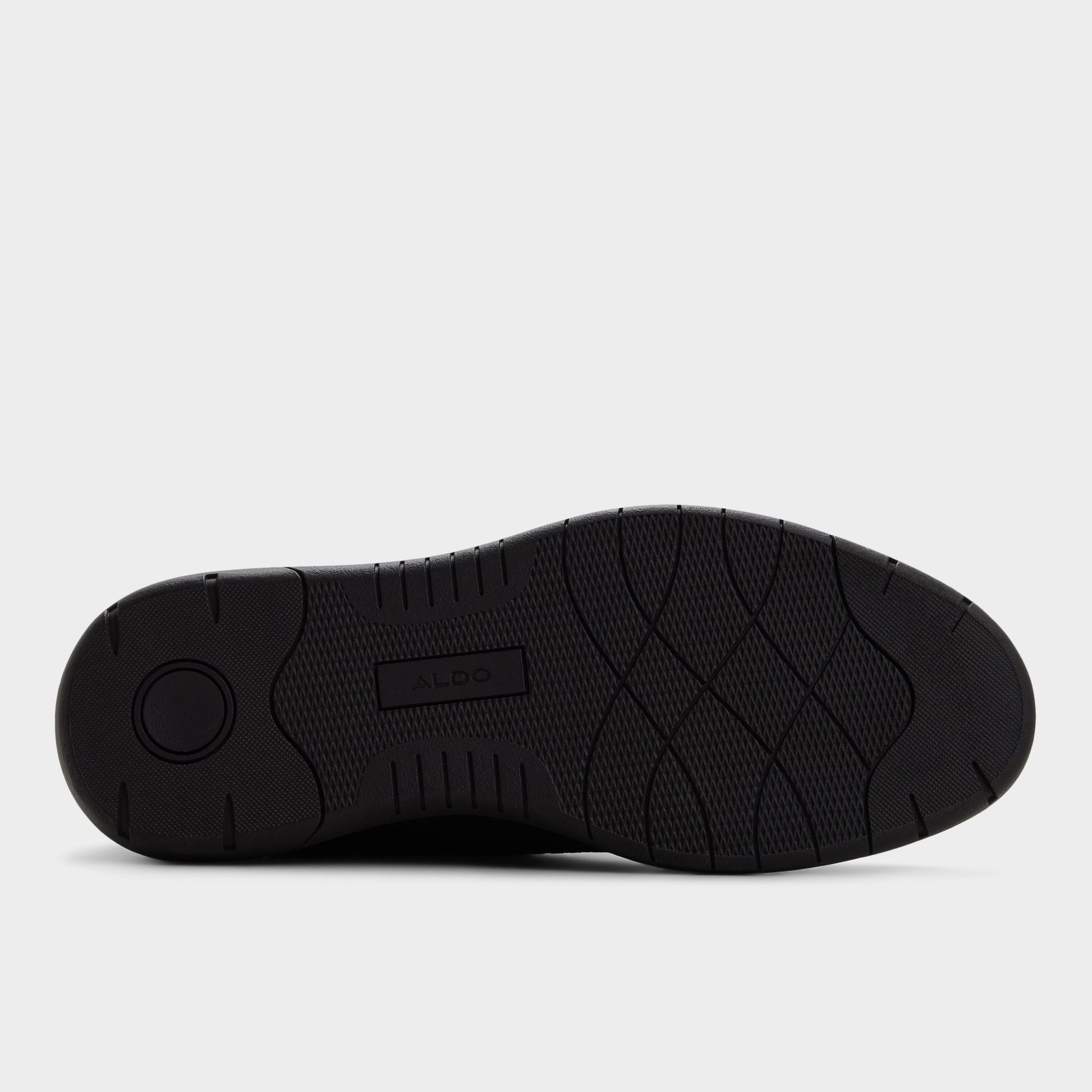 View of Black Emmitt Oxford shoe's sole