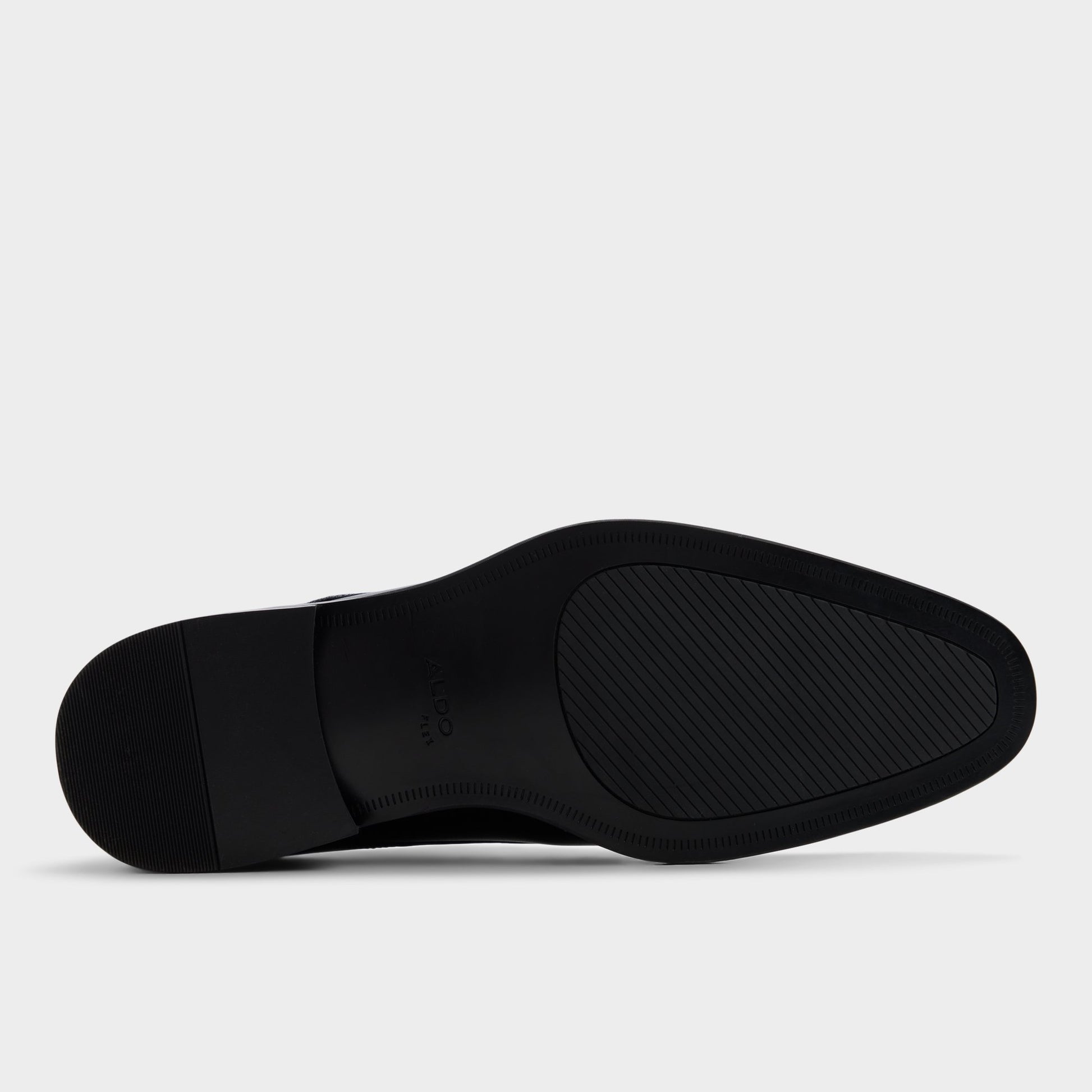 View of Black Davante Oxford shoe's sole
