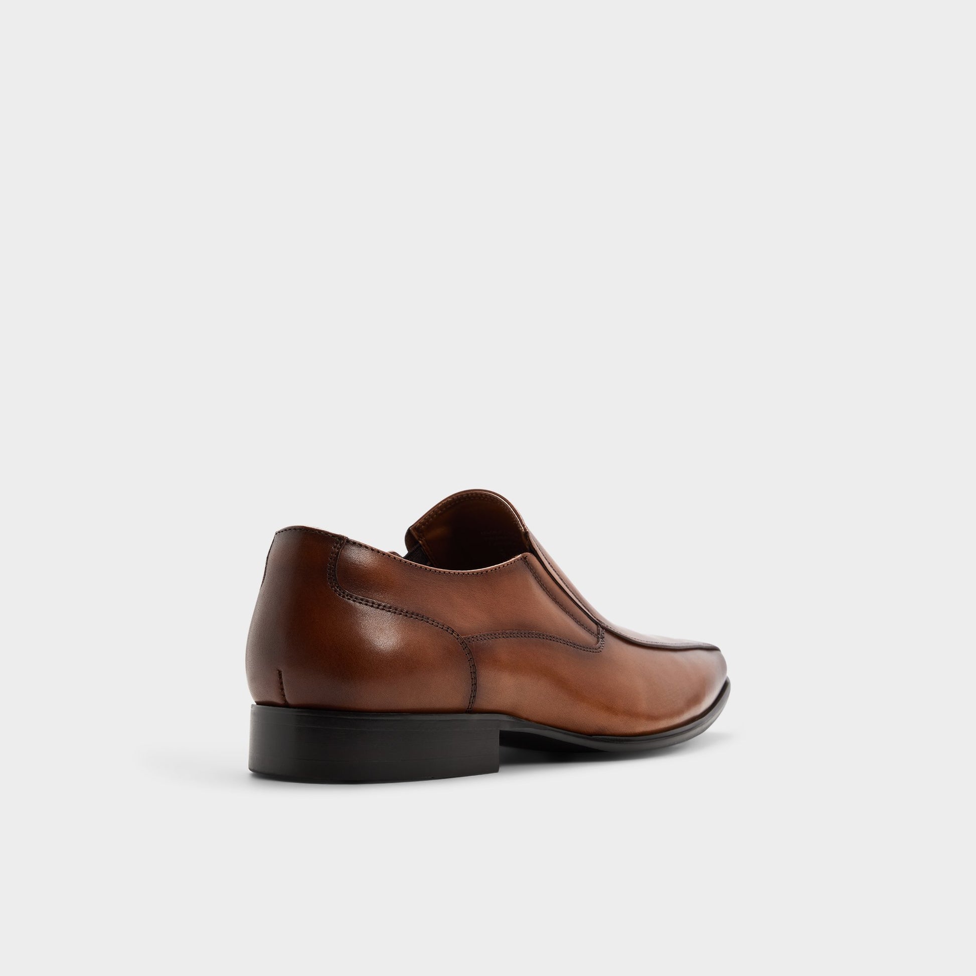 Three-quarter angle of Cognac Santillo Slip-on's back side