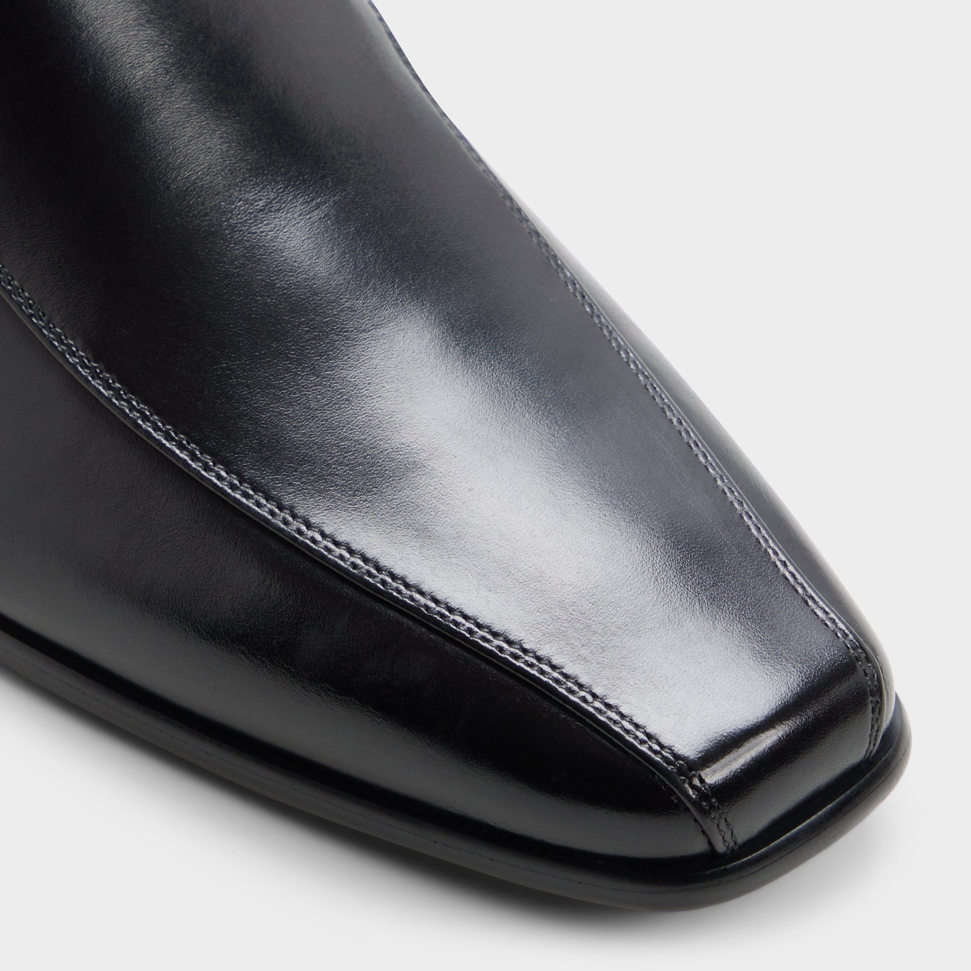 Close-up of the Black Santillo Slip-on