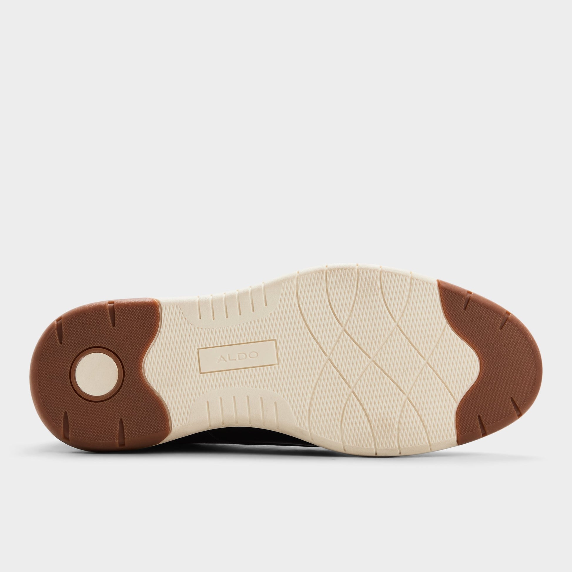 View of Black Kaplan Oxford shoe's sole