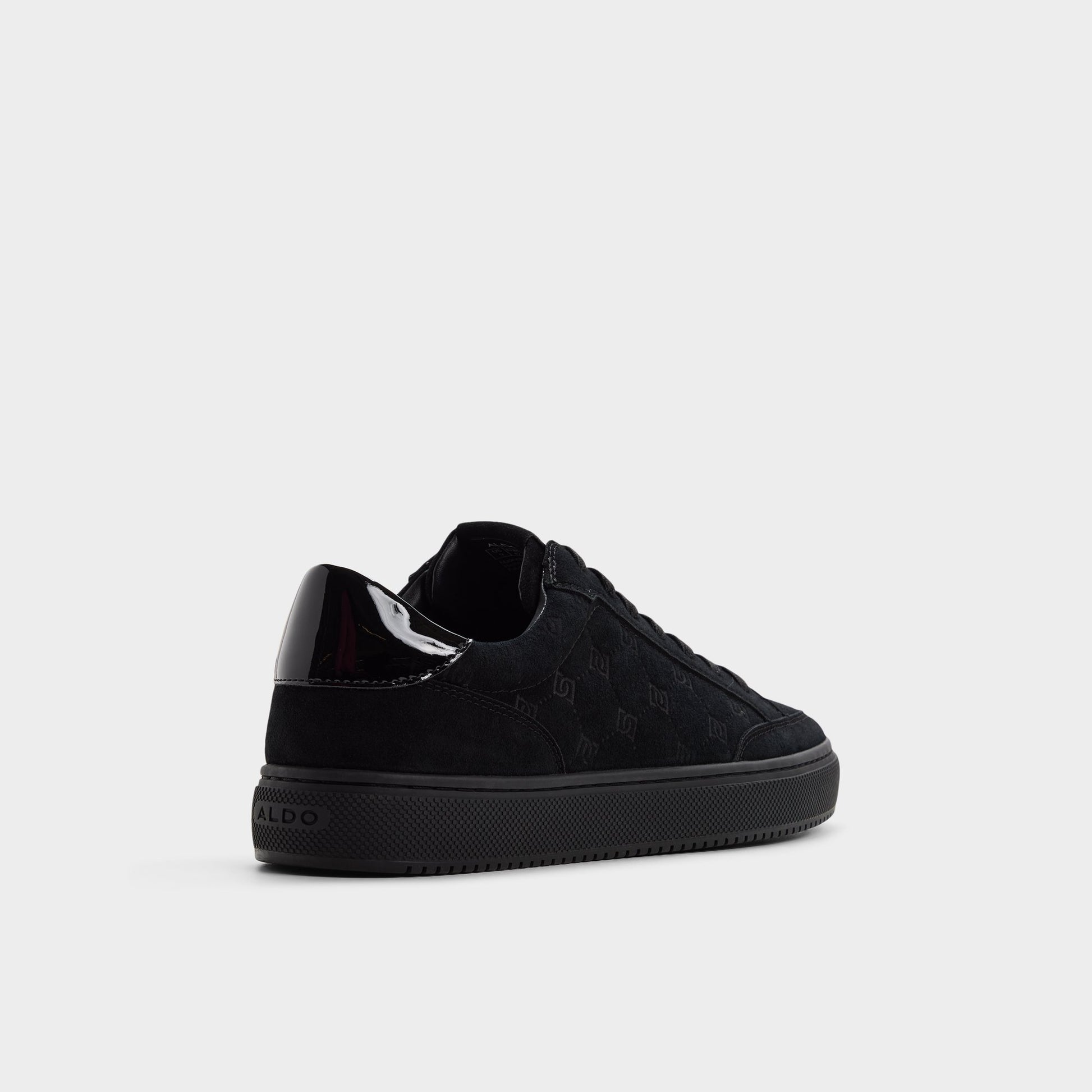 Three-quarter angle of Other black Zaine Low top sneaker's back side