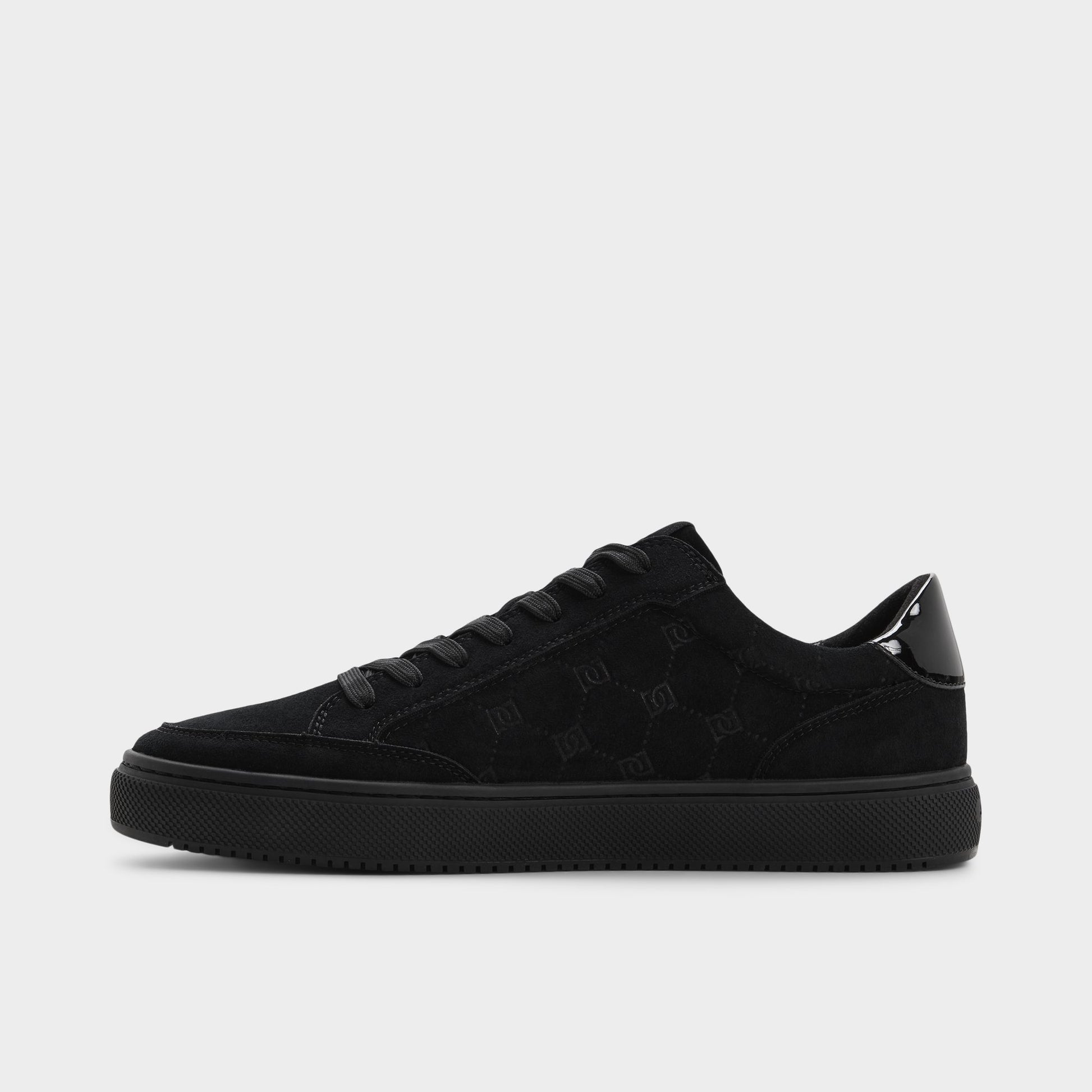 Side view of Other black Zaine Low top sneaker