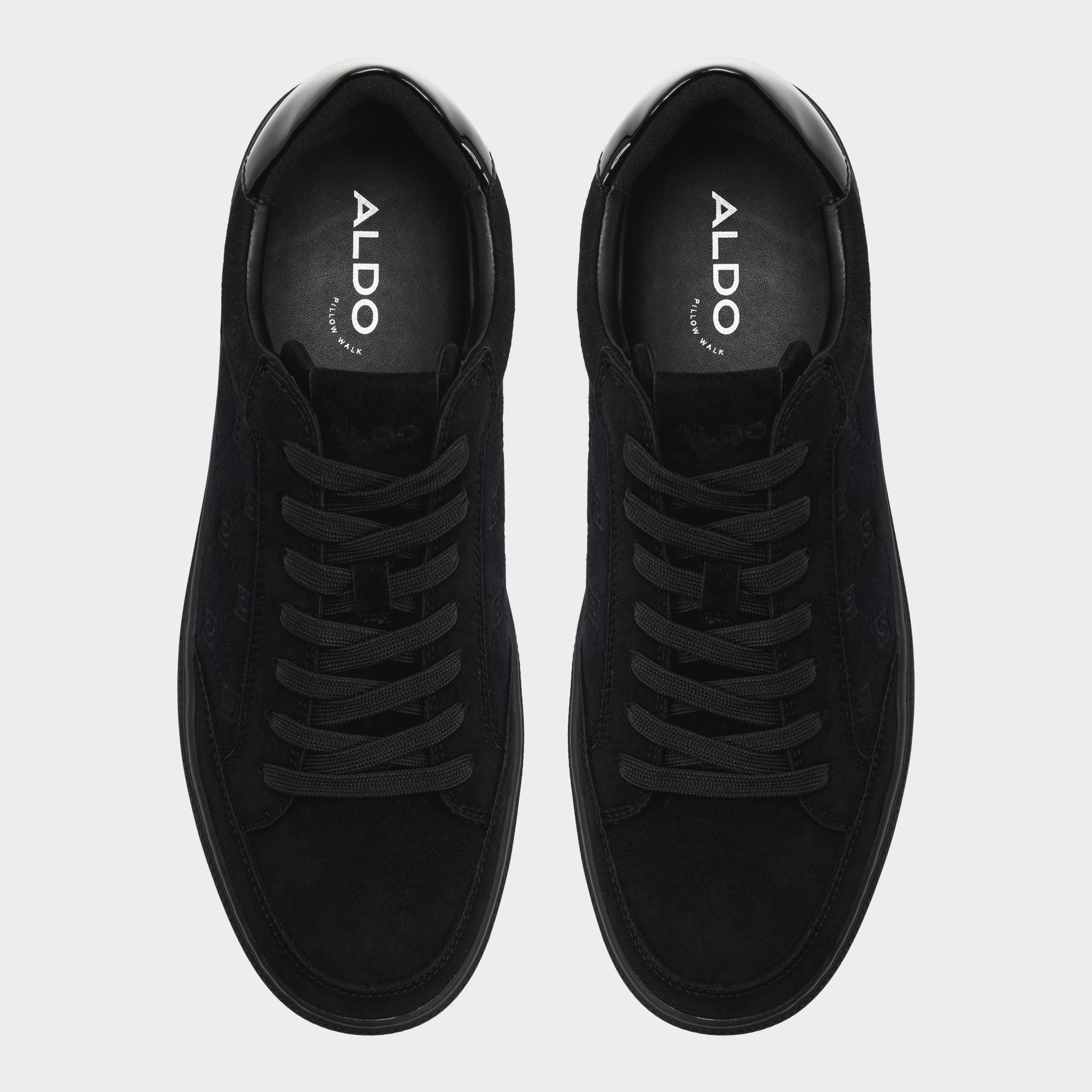 Top-down view of the Other black Zaine Low top sneaker