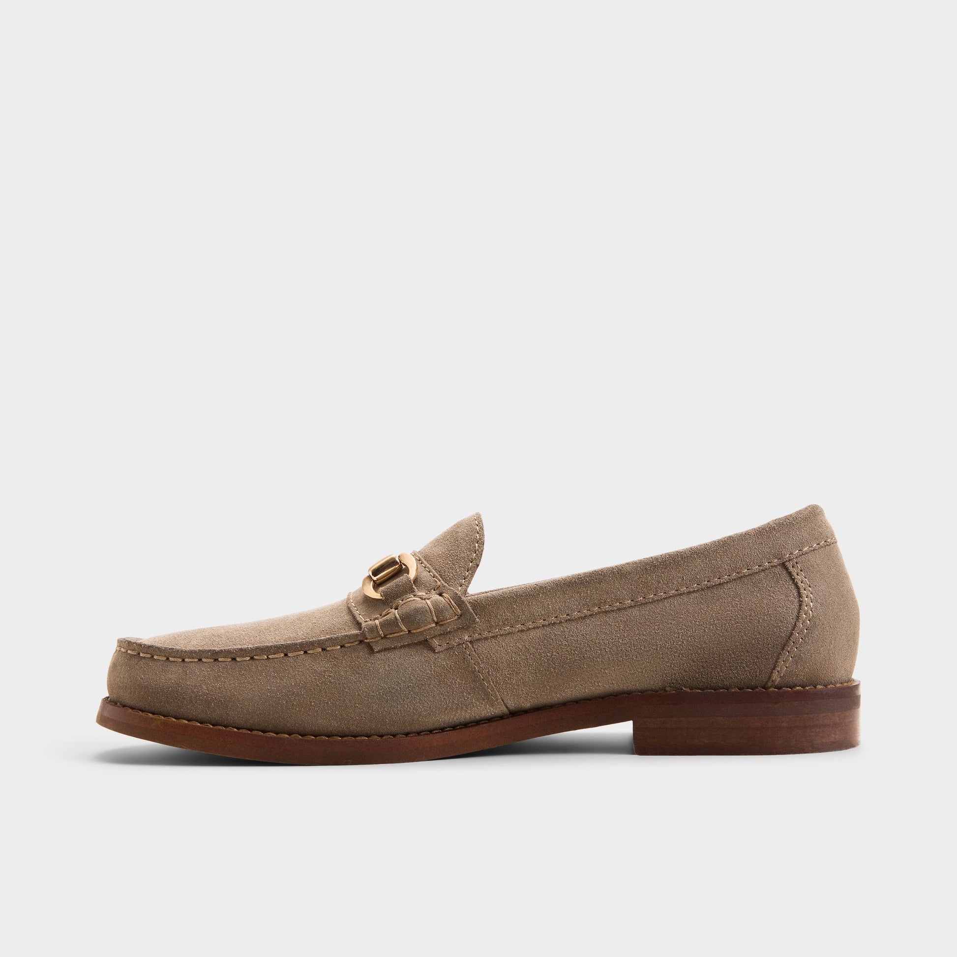 Side view of Taupe Killian Loafer