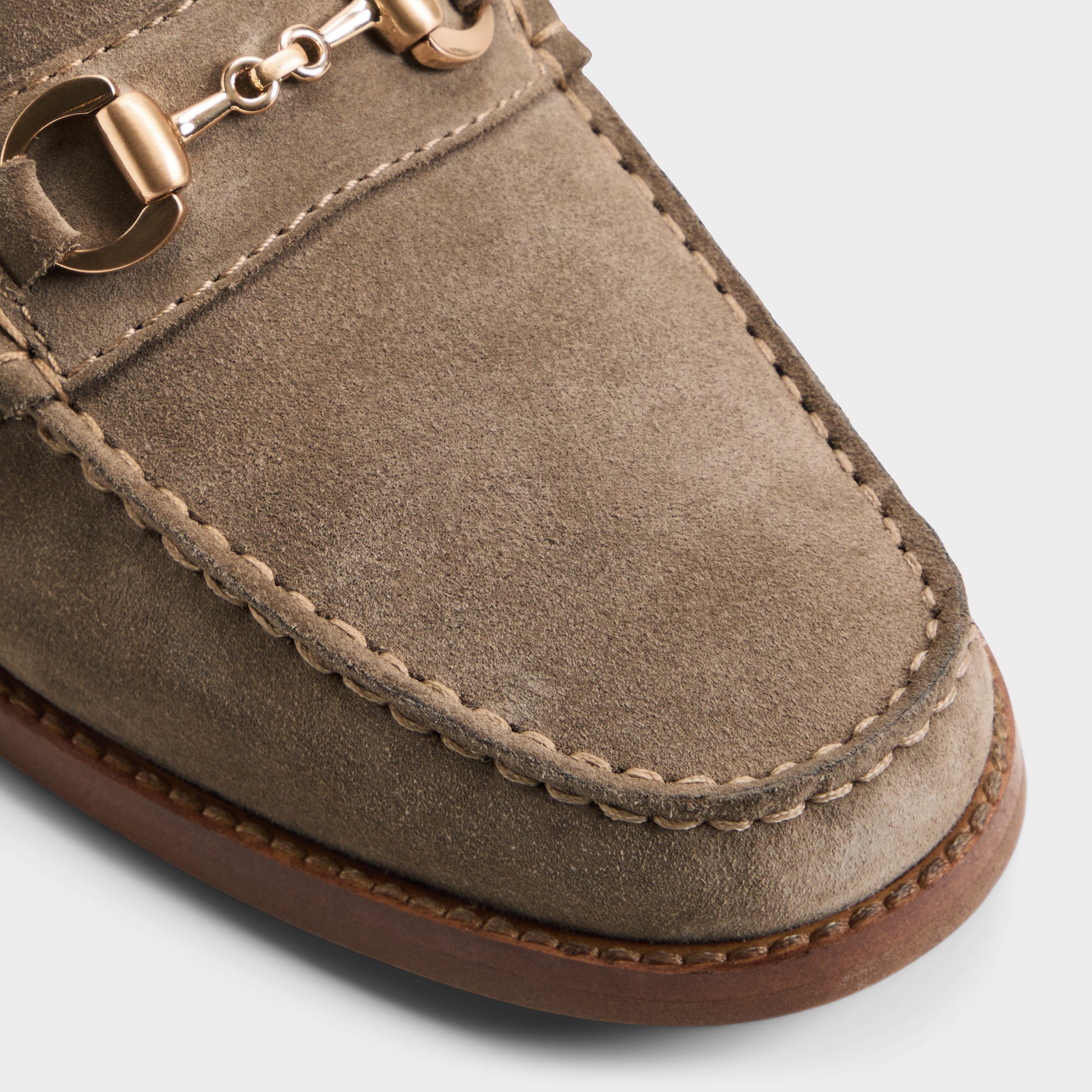 Close-up of the Taupe Killian Loafer