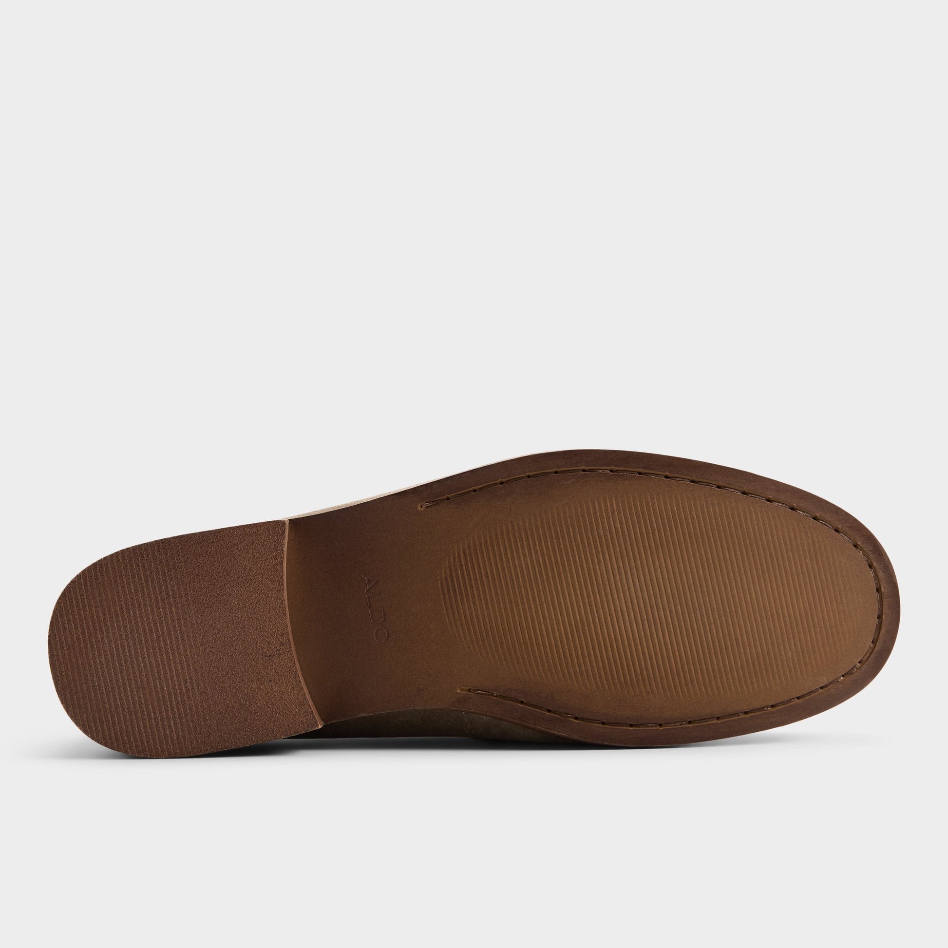 View of Taupe Killian Loafer's sole